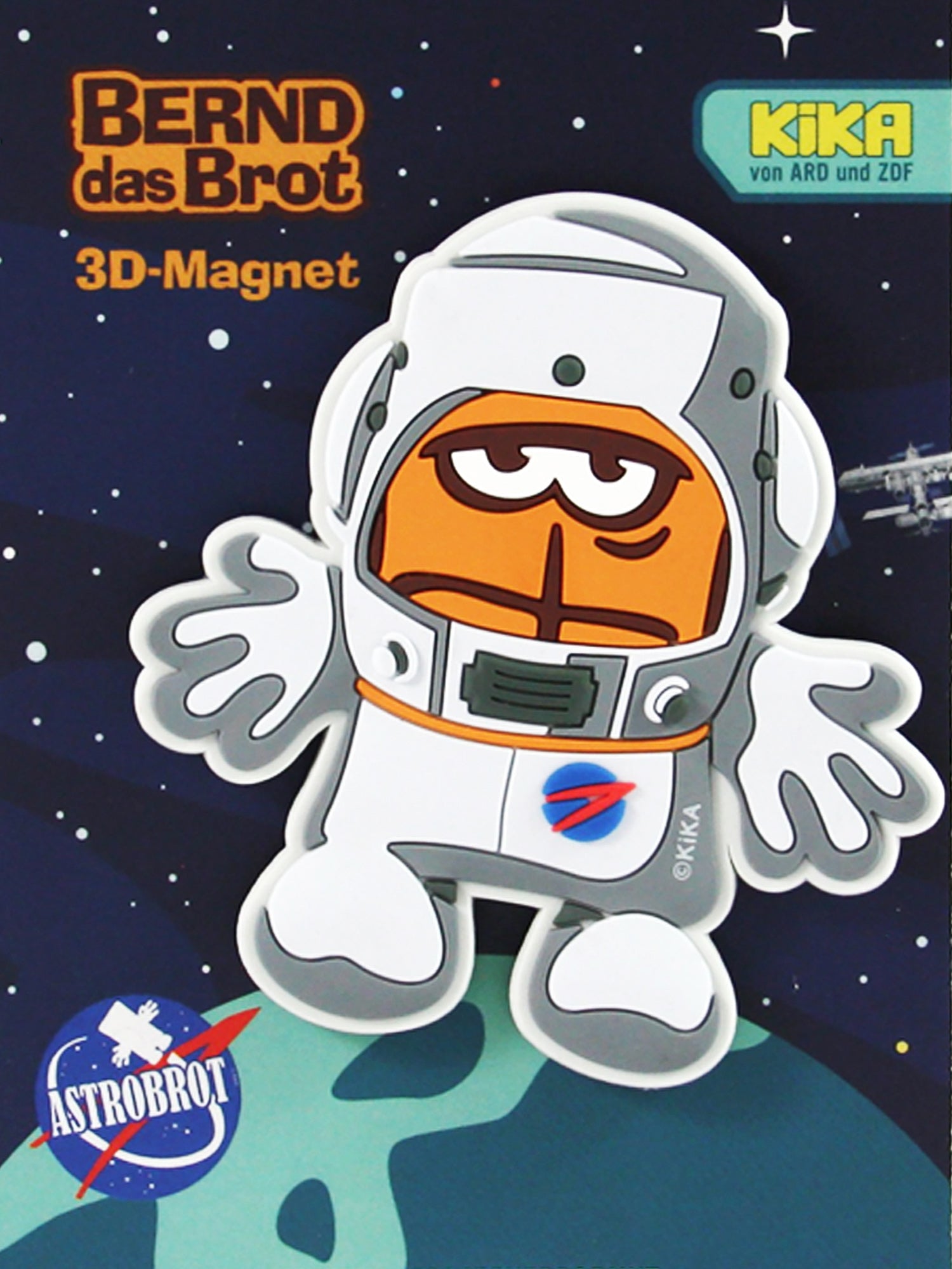 Bernd das Brot Magnet Astrobrot Nahansicht