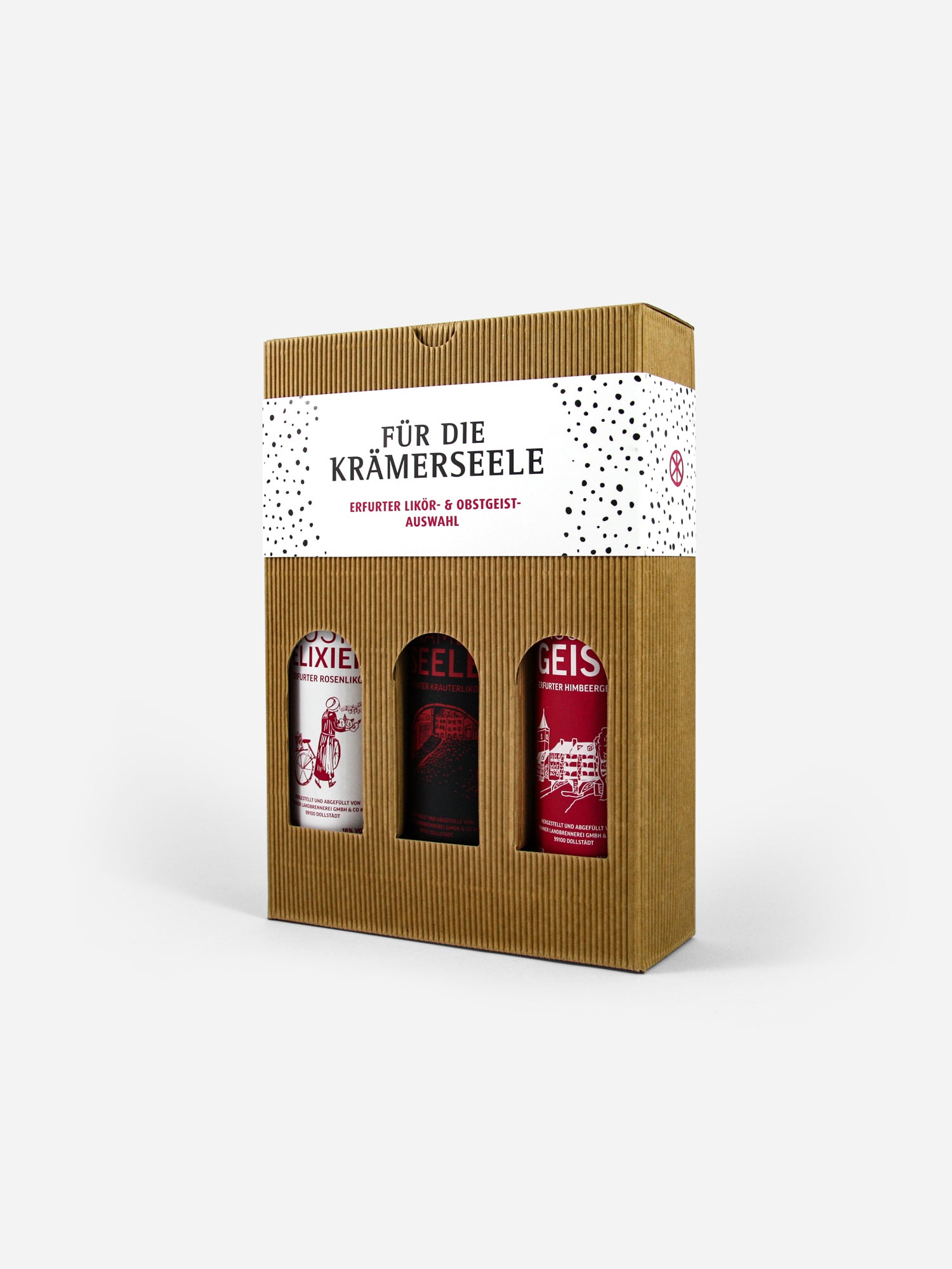 Geschenkset - Für die Krämerseele - mit Erfurter Likör- und Obstgeistauswahl