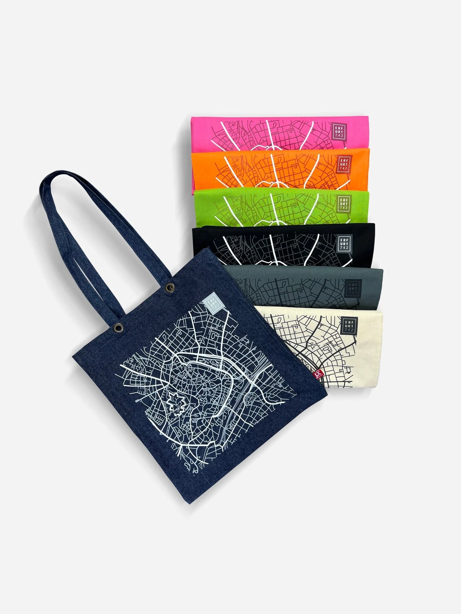 Erfurt 742 Stadtplanbeutel Varianten Übersicht