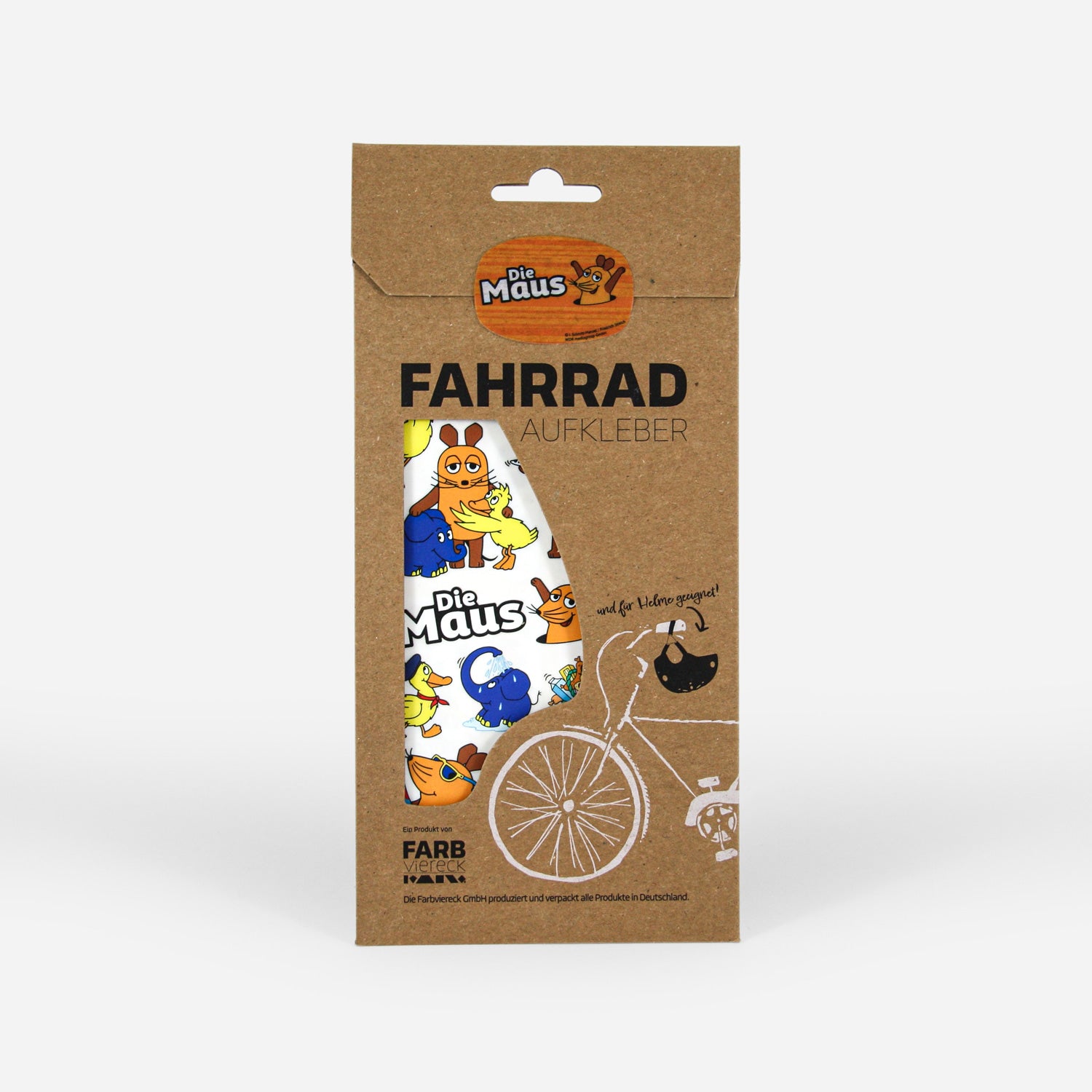 Fahrradaufkleber "Die Maus"