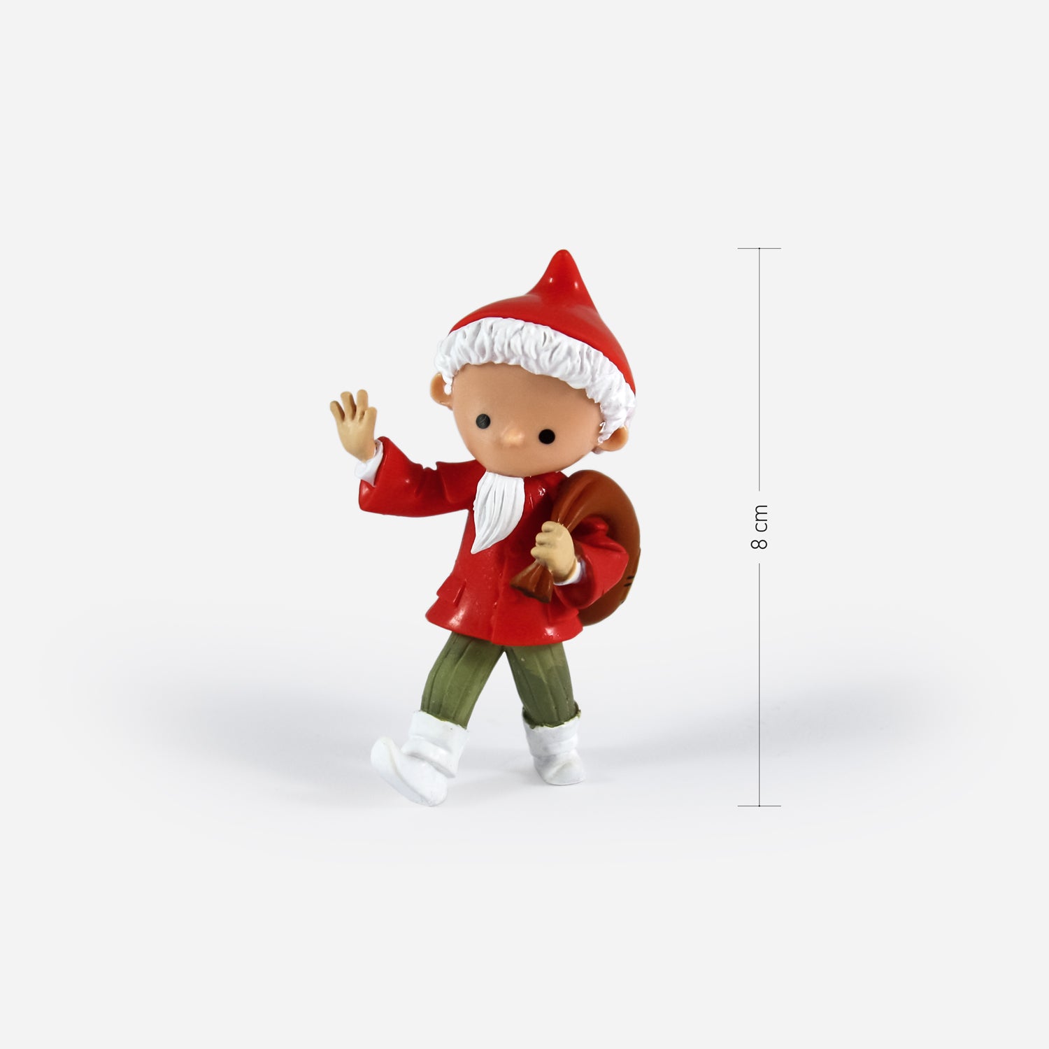 8cm große Spielfigur winkender Sandmann