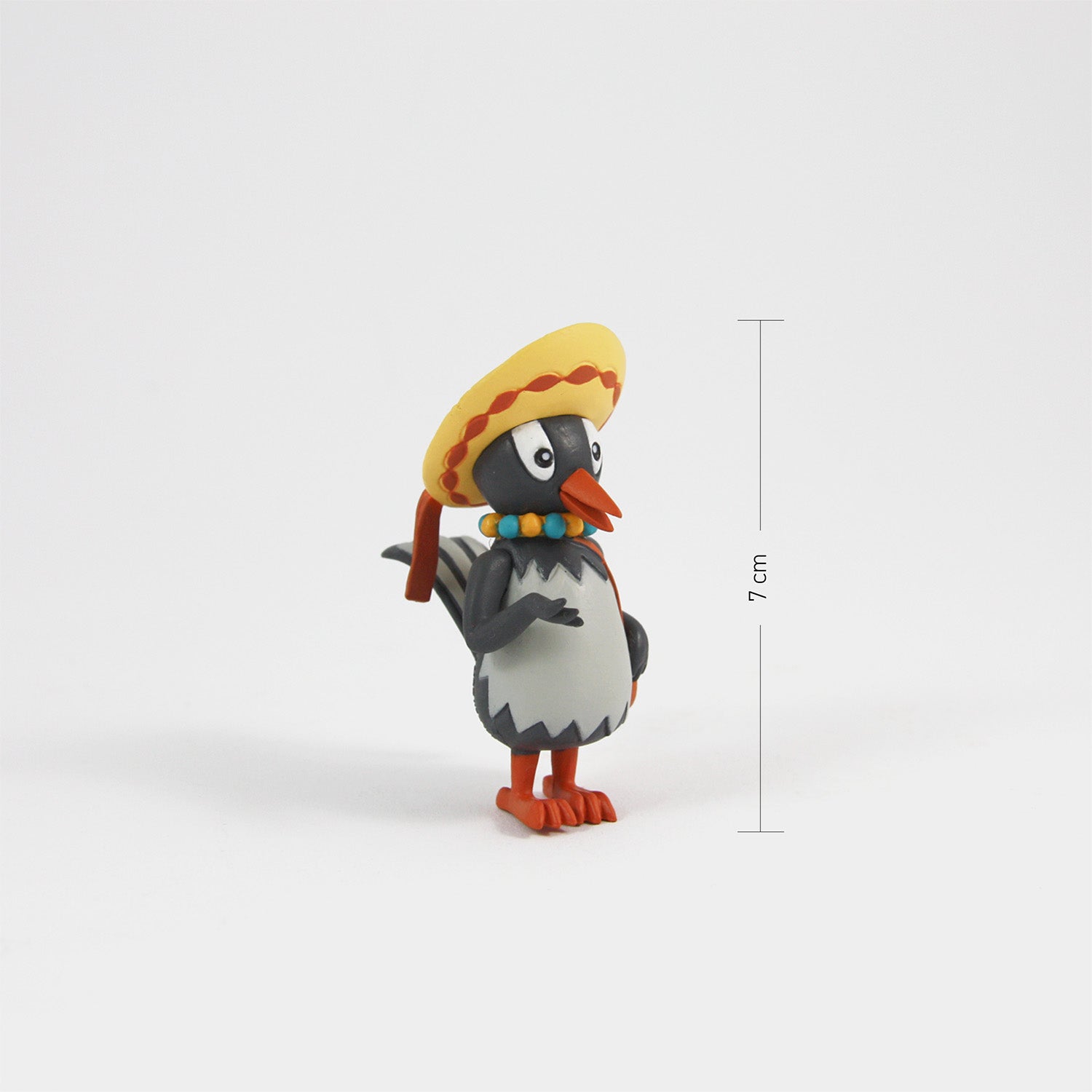 Spielfigur Frau Elster 7cm von Bullyland mit Größenanzeige