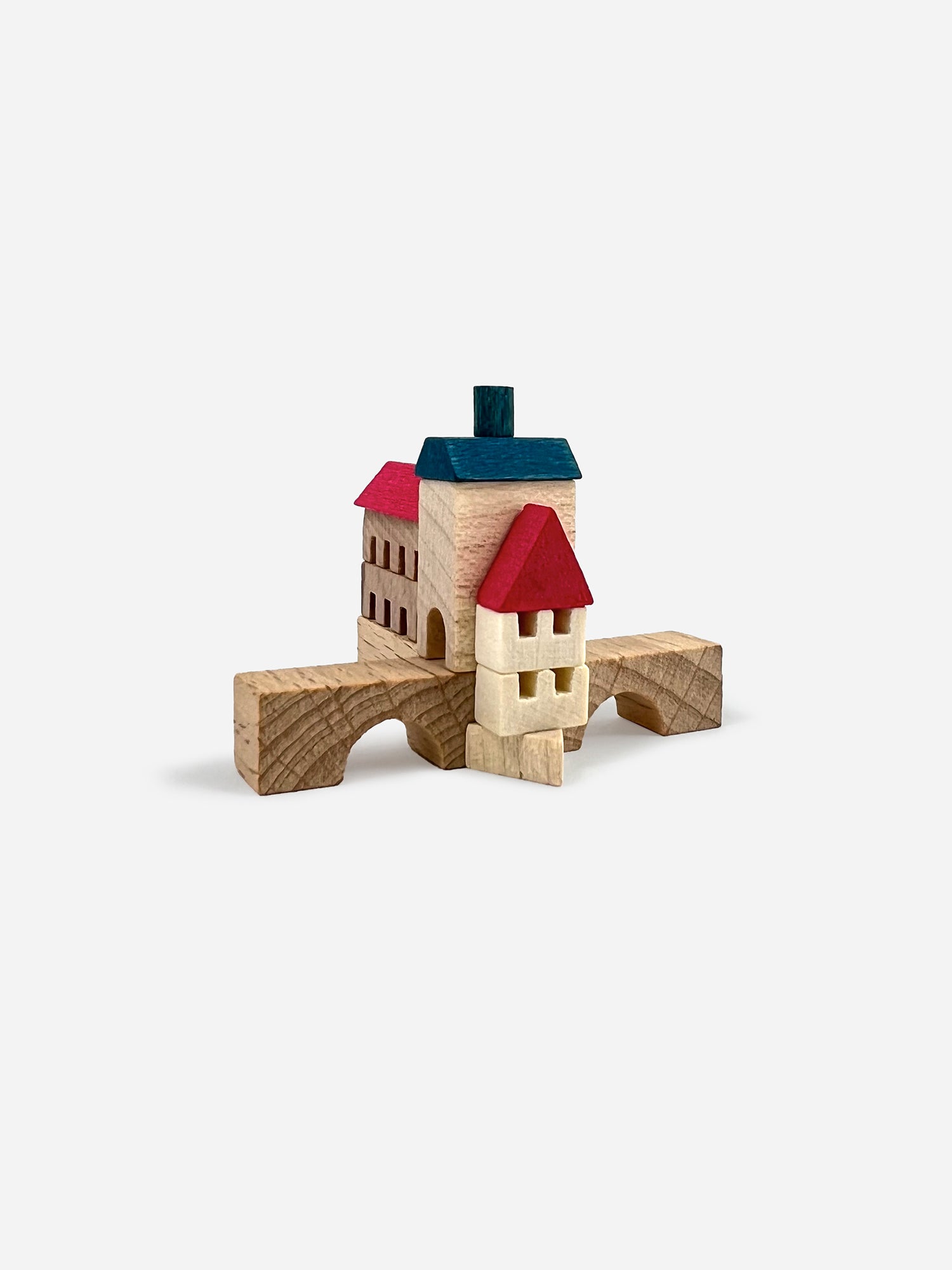 Seitenansicht Holzbausatz von Sightbox Altes Rathaus in Bamberg