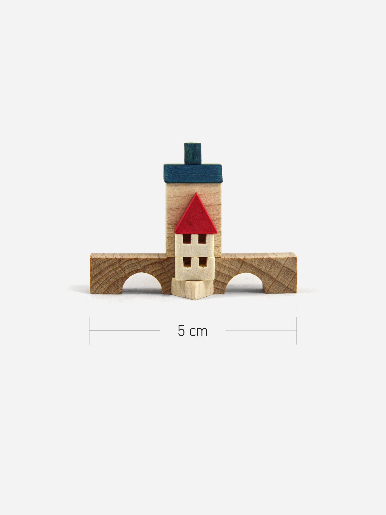 5cm langer Holzbausatz Altes Rathaus Bamberg