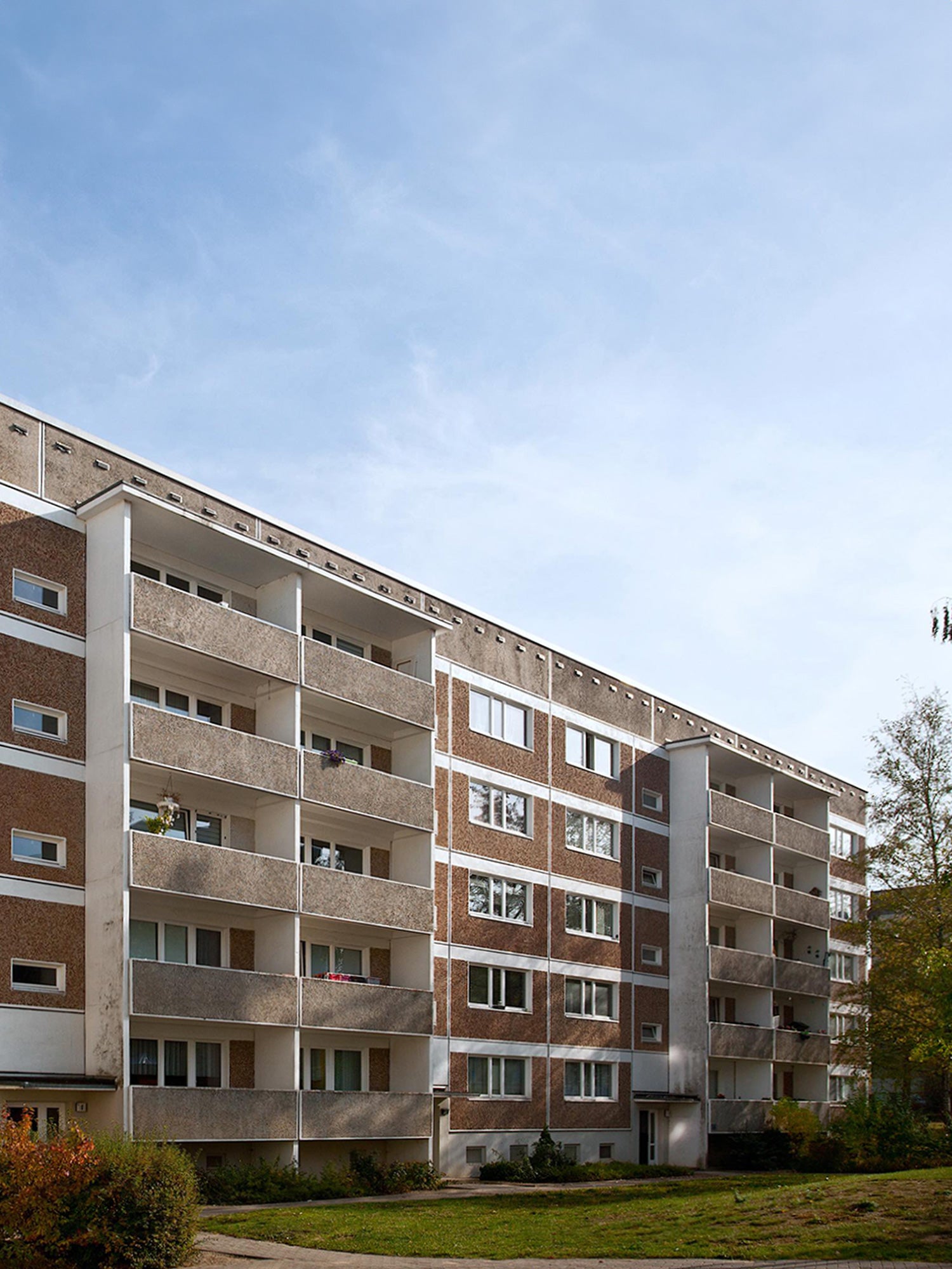 Vorbild Plattenbau WBS70 für den Bausatz