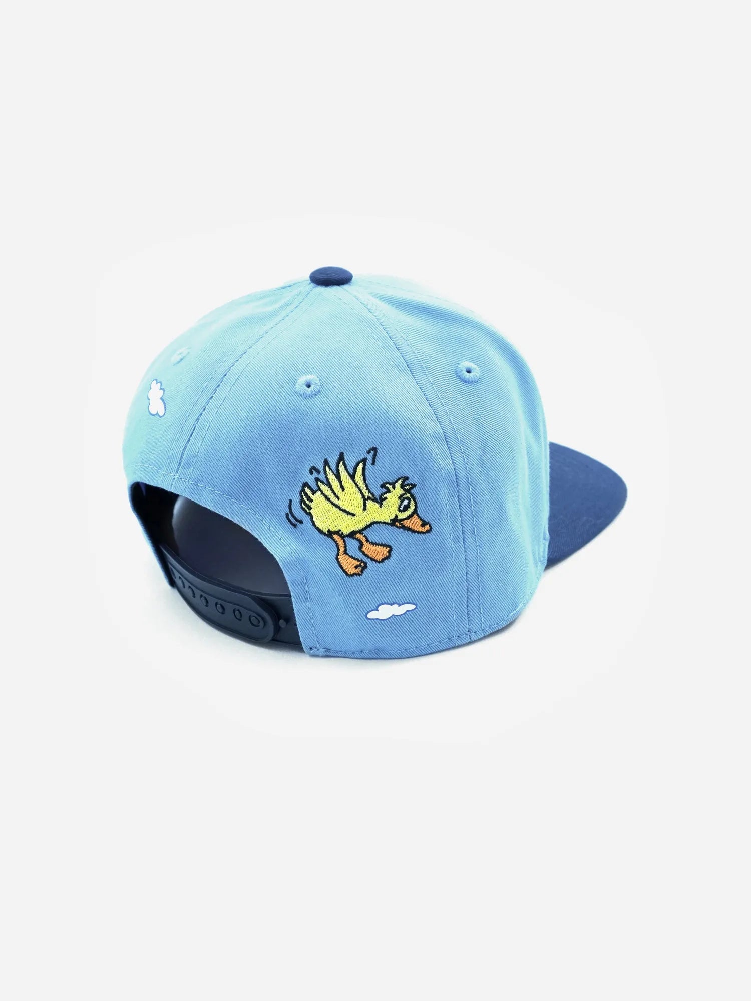 Rückseite Basecap Die Maus Pilot mit fliegender Ente