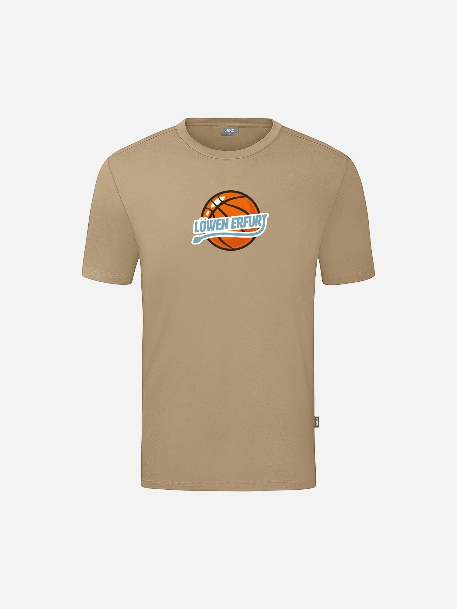 CATL Basketball Löwen Erfurt T-Shirt Ball Kids sand mit farbigem Print