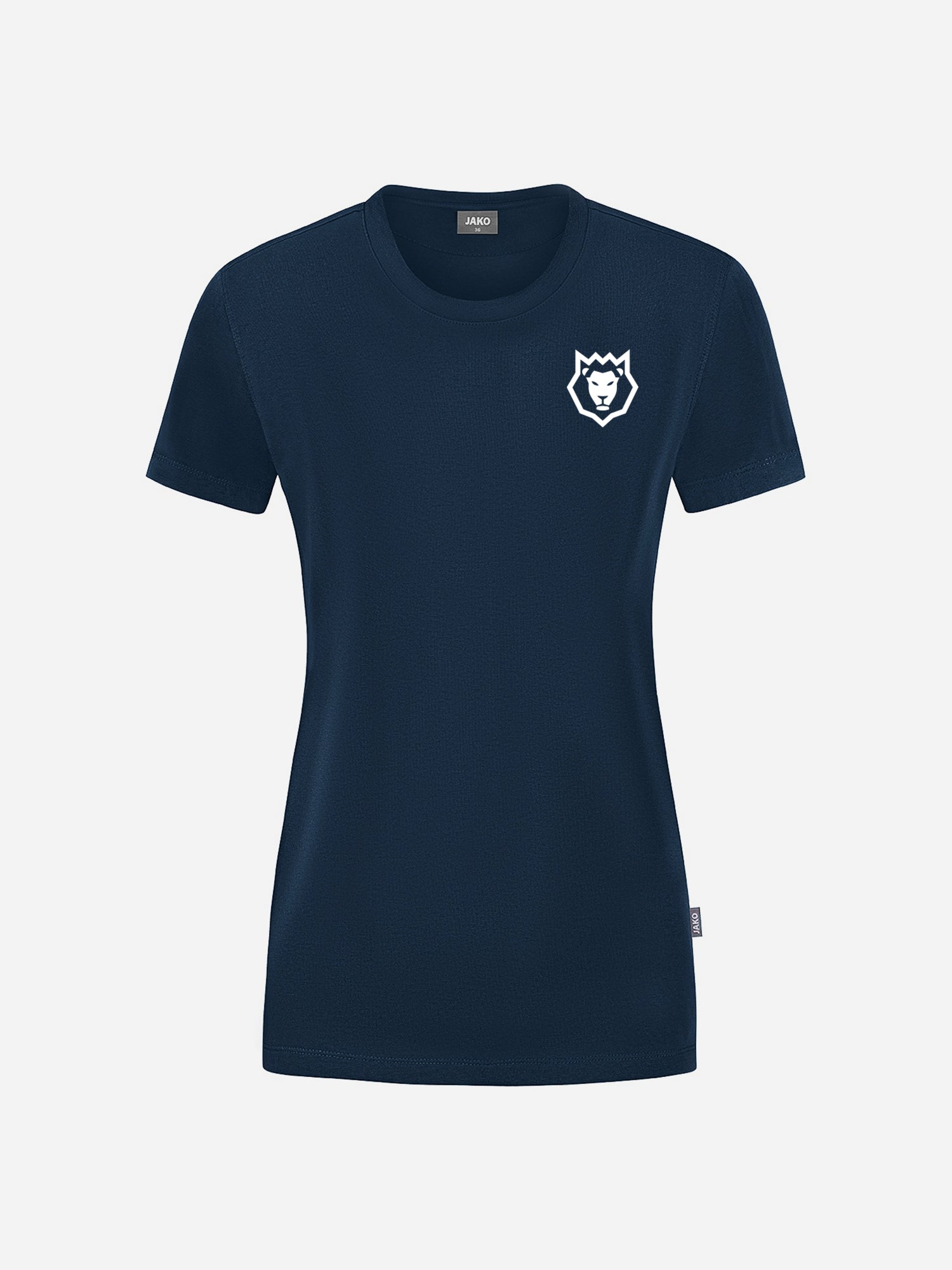 Erfurter Basketball Löwen T-Shirt Chest Damen marine mit weißem Print