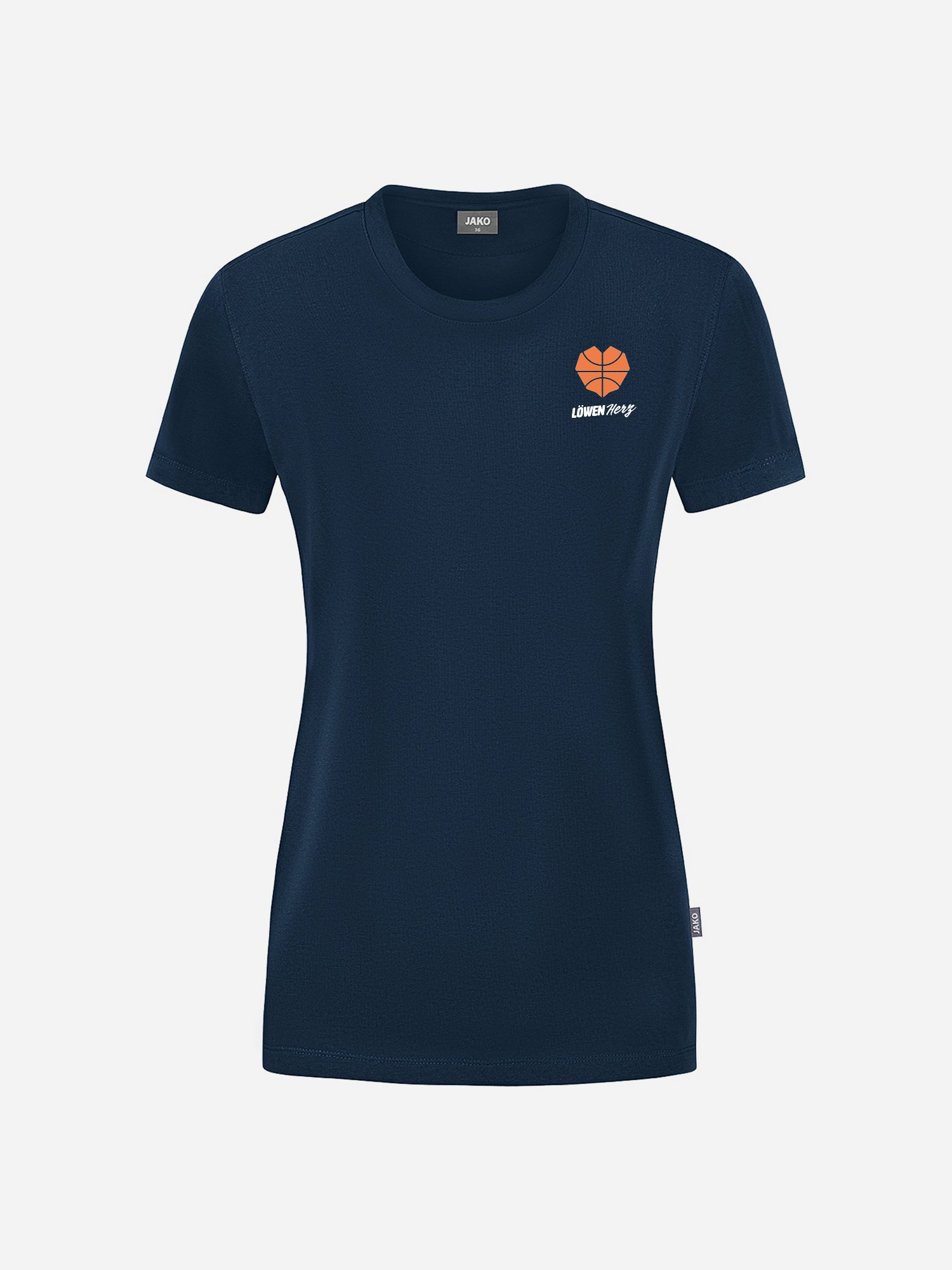 Erfurter Basketball Löwen T-Shirt Heart Damen marine