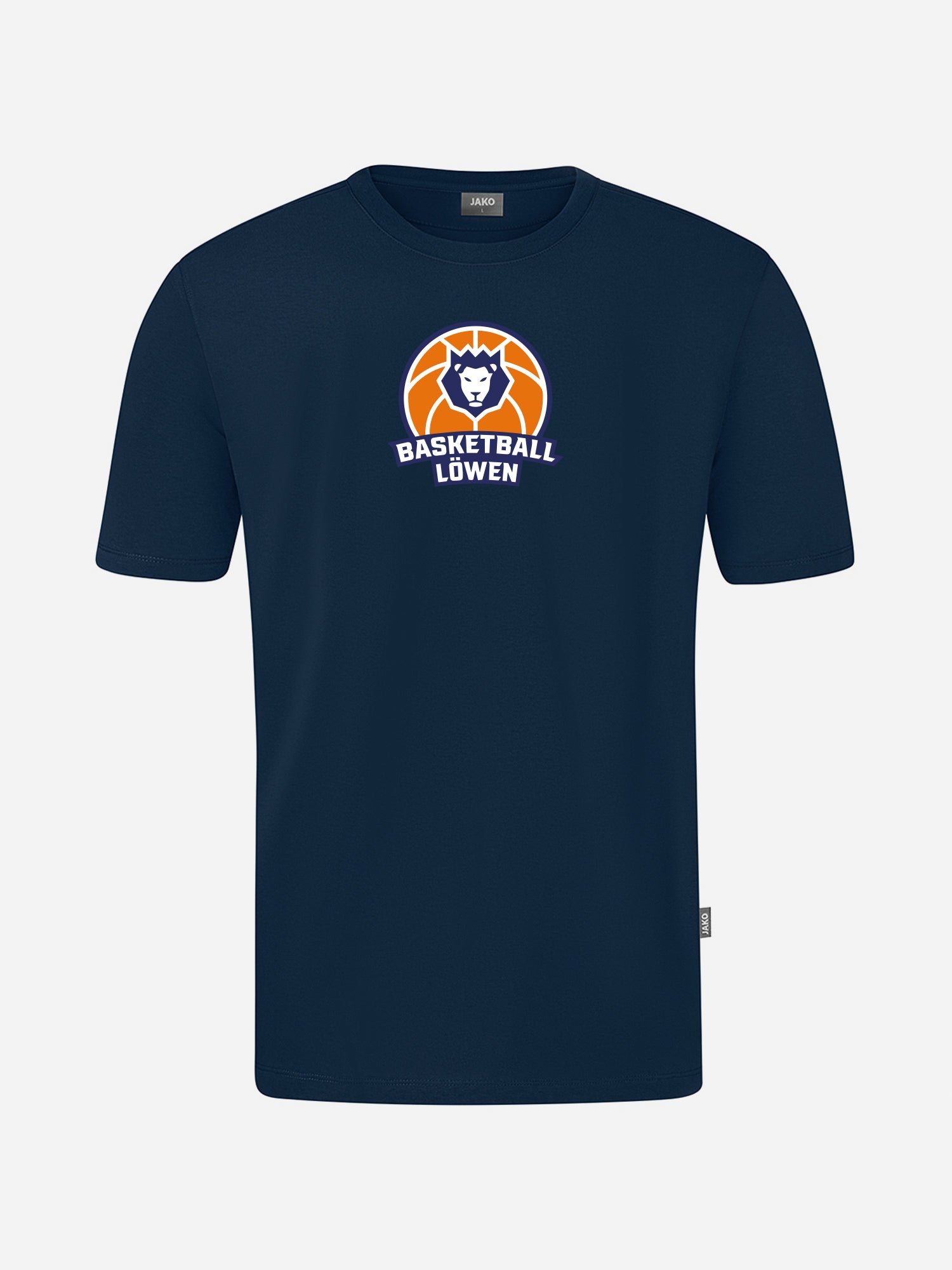 Erfurter Basketball Löwen T-Shirt Logo marine Frontansicht