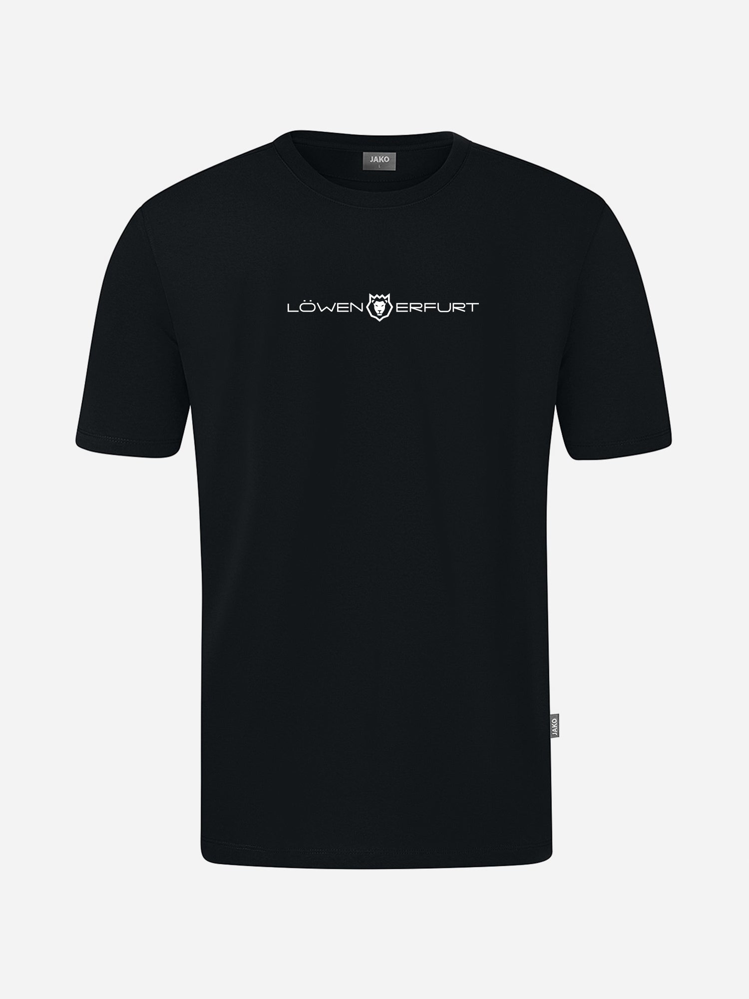 Erfurter Basketball Löwen T-Shirt Lion schwarz mit weißem Schriftzug