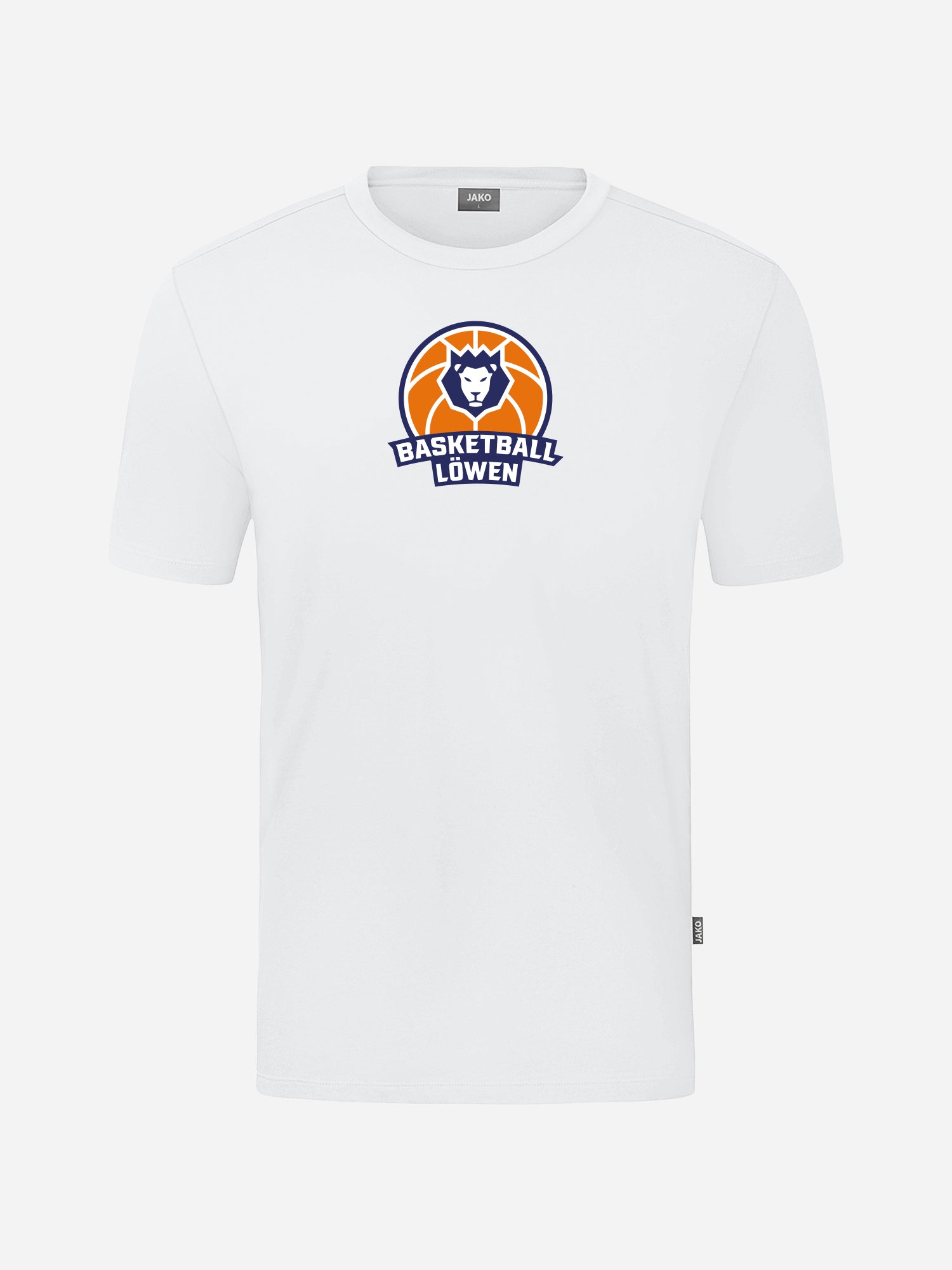 Erfurter Basketball Löwen T-Shirt Logo weiß Frontansicht