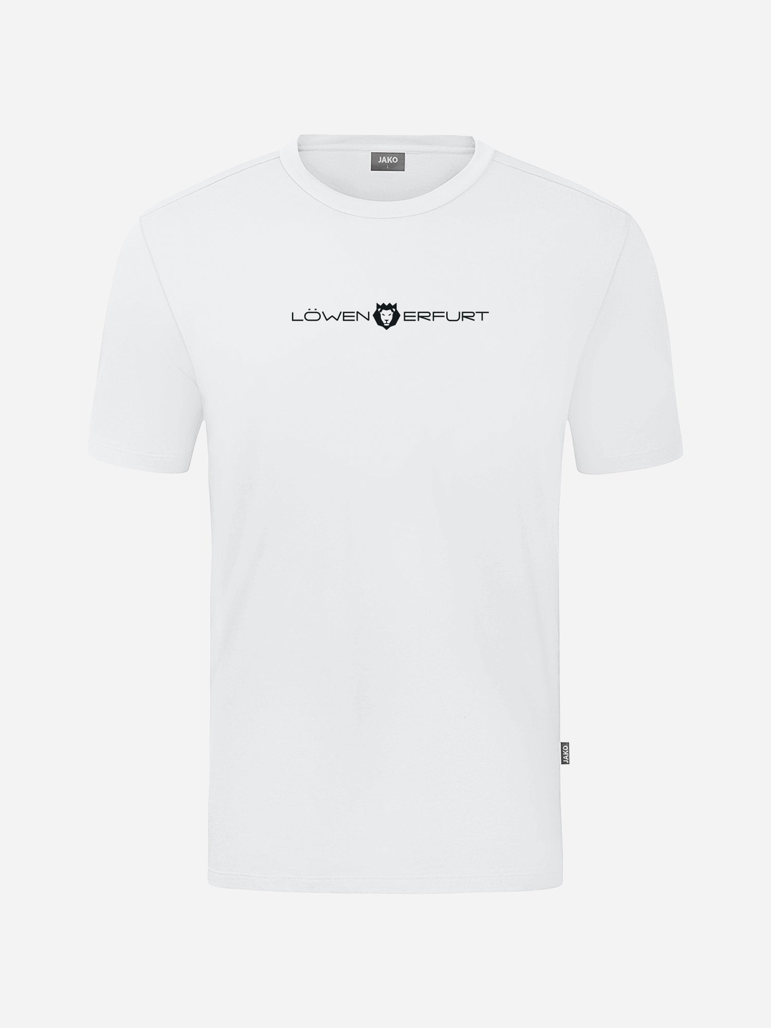 Erfurter Basketball Löwen T-Shirt Lion weiß mit schwarzem Schriftzug