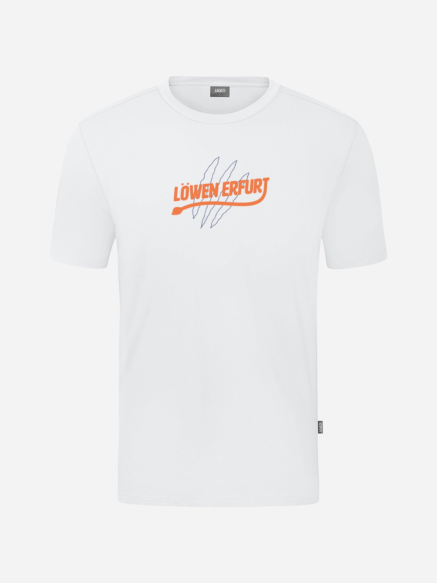 Erfurter Basketball Löwen T-Shirt Safari weiß Frontansicht