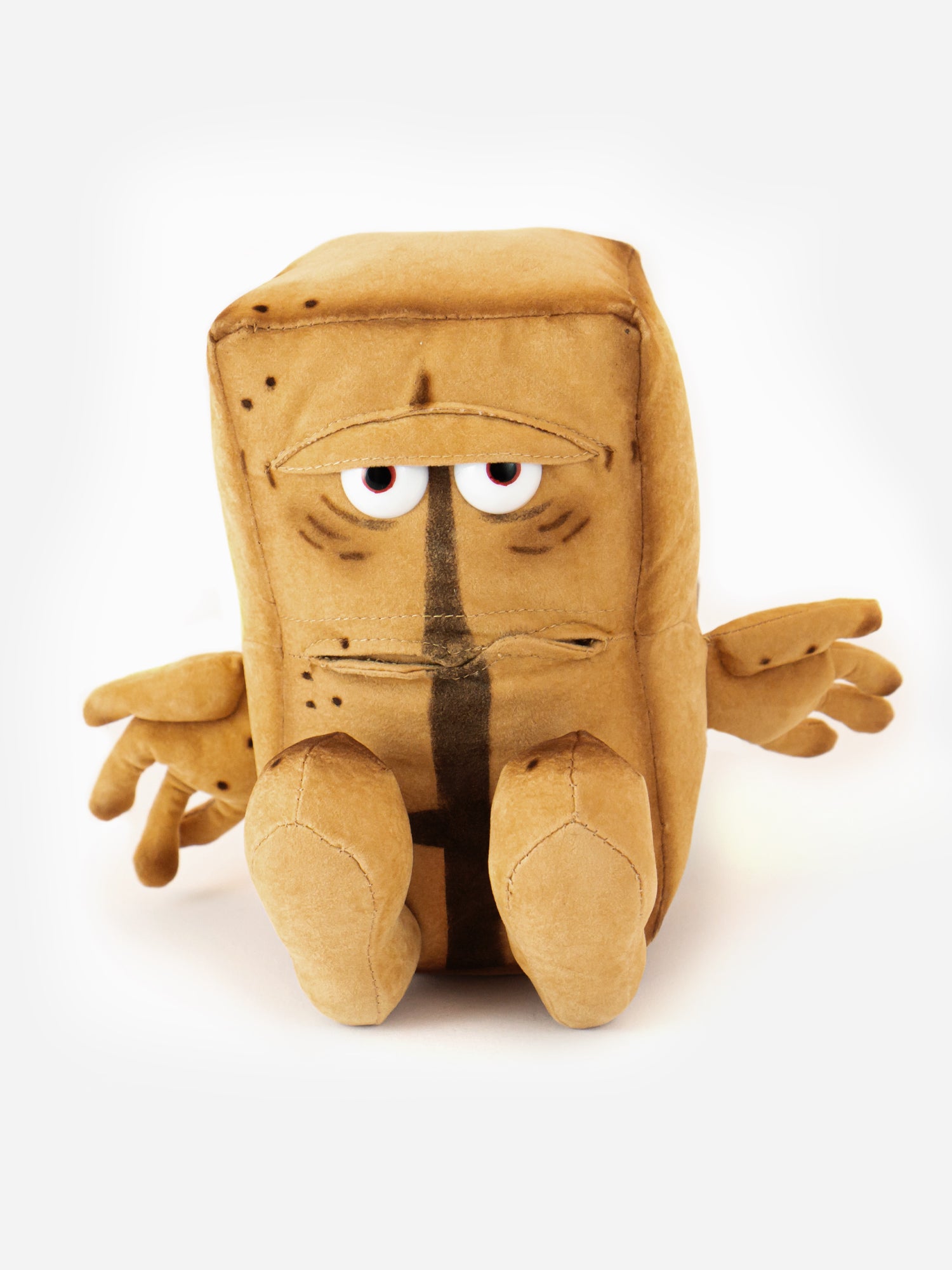 Bernd das Brot Stofftier Frontansicht