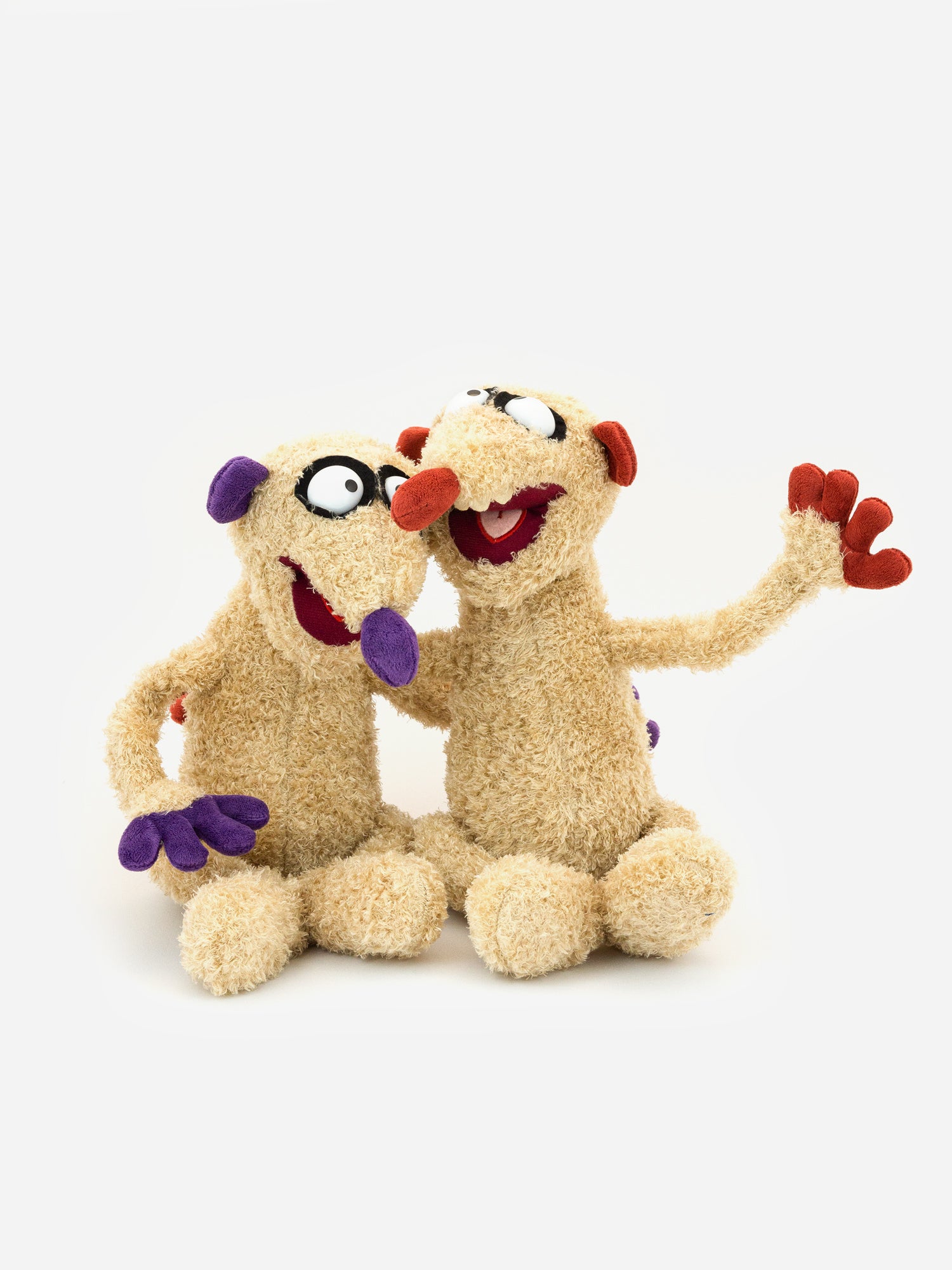 Plüschtiere Jan und Henry 35cm groß sitzend