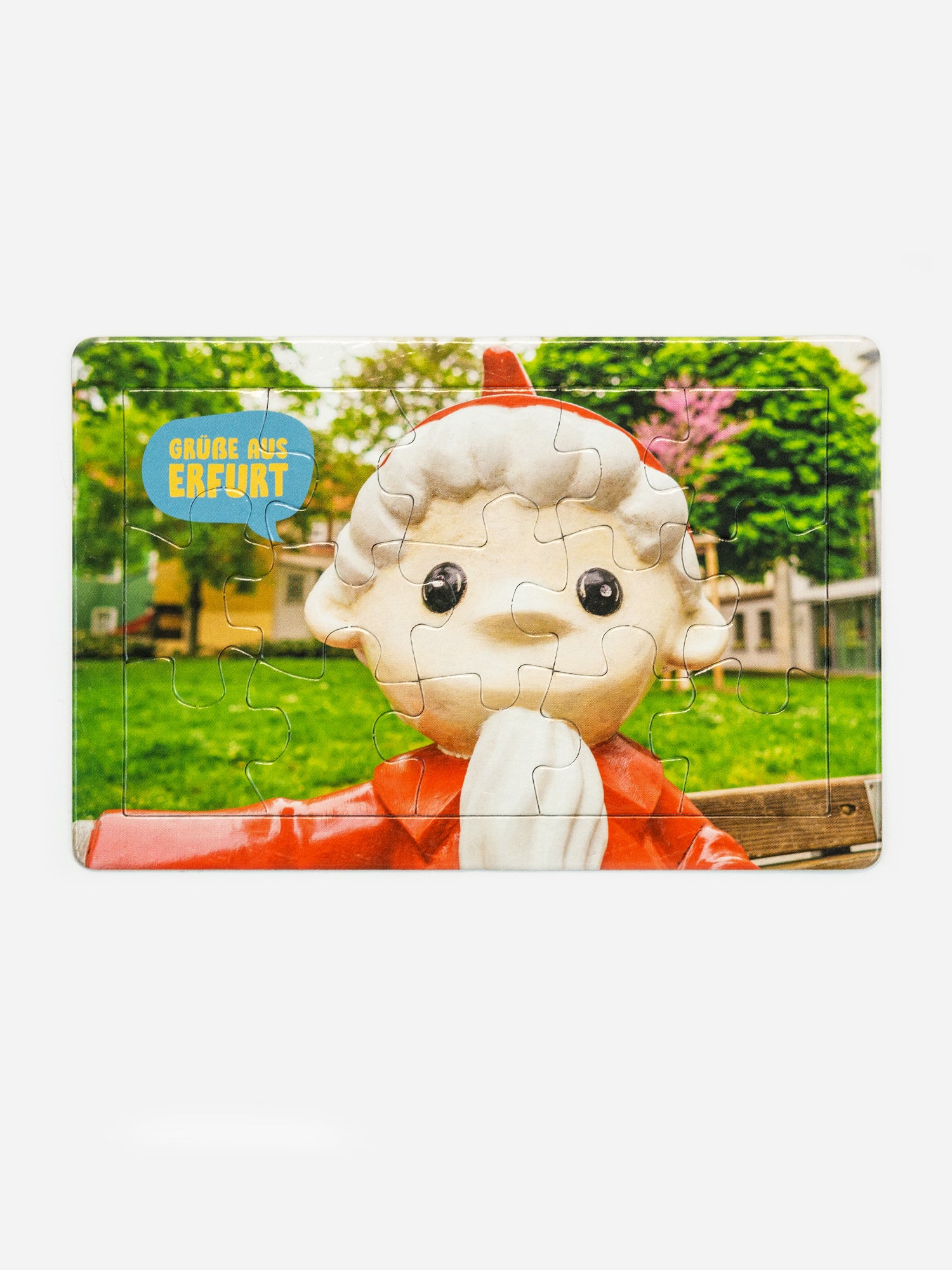 Puzzle Postkarte Sandmann Gesamtansicht