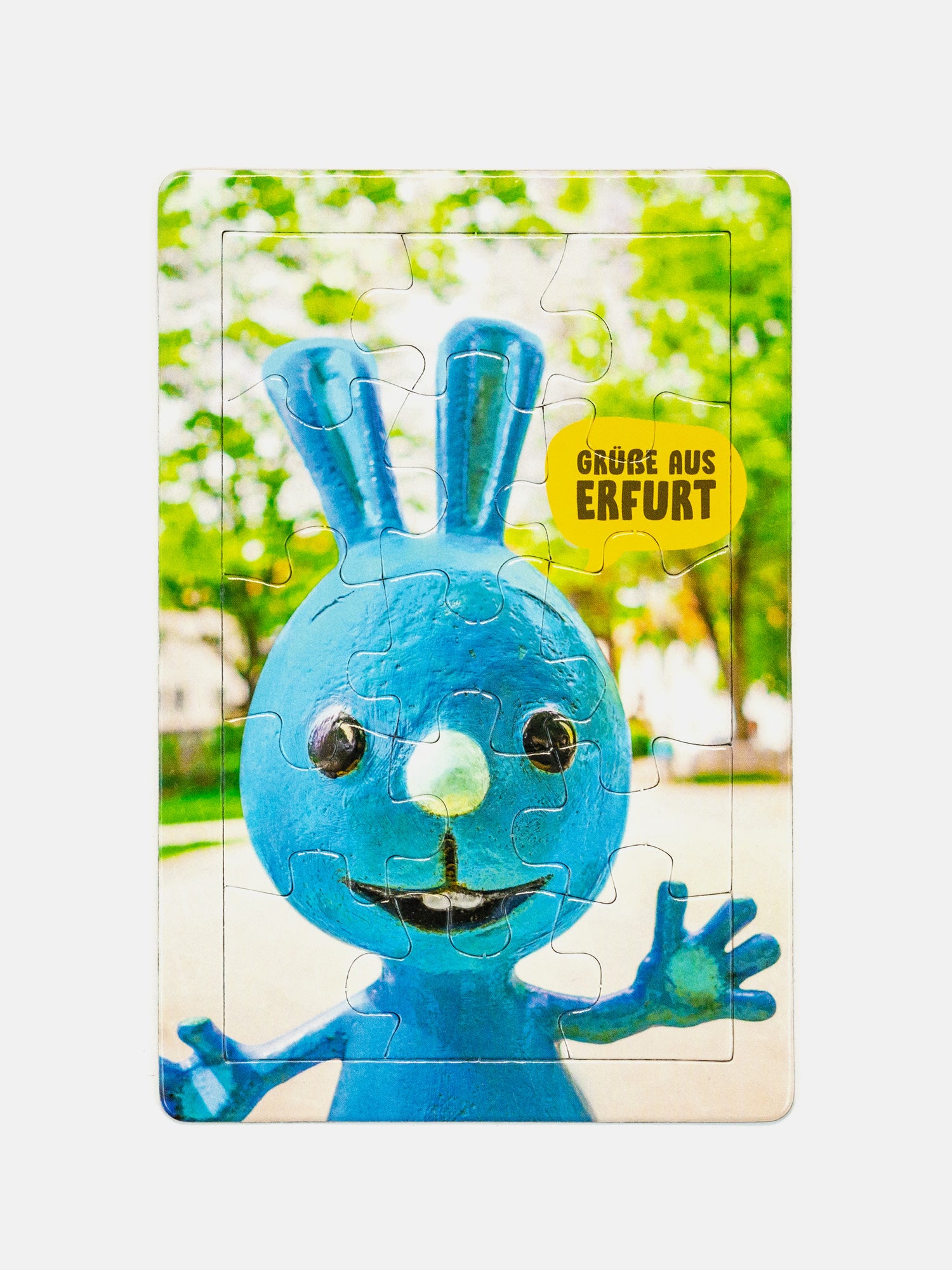 Puzzle Postkarte Kikaninchen Gesamtansicht