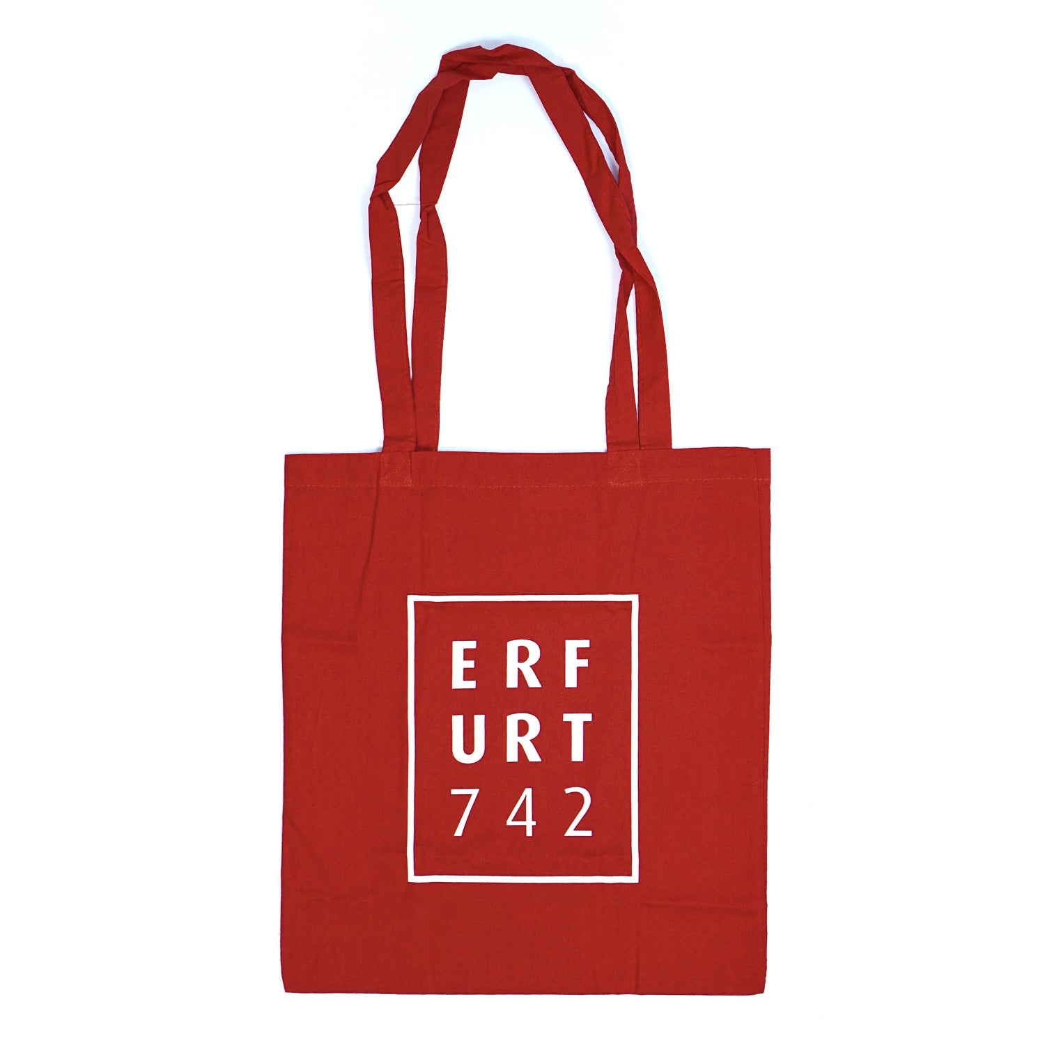 Roter Stoffbeutel Erfurt 742 Gesamtansicht
