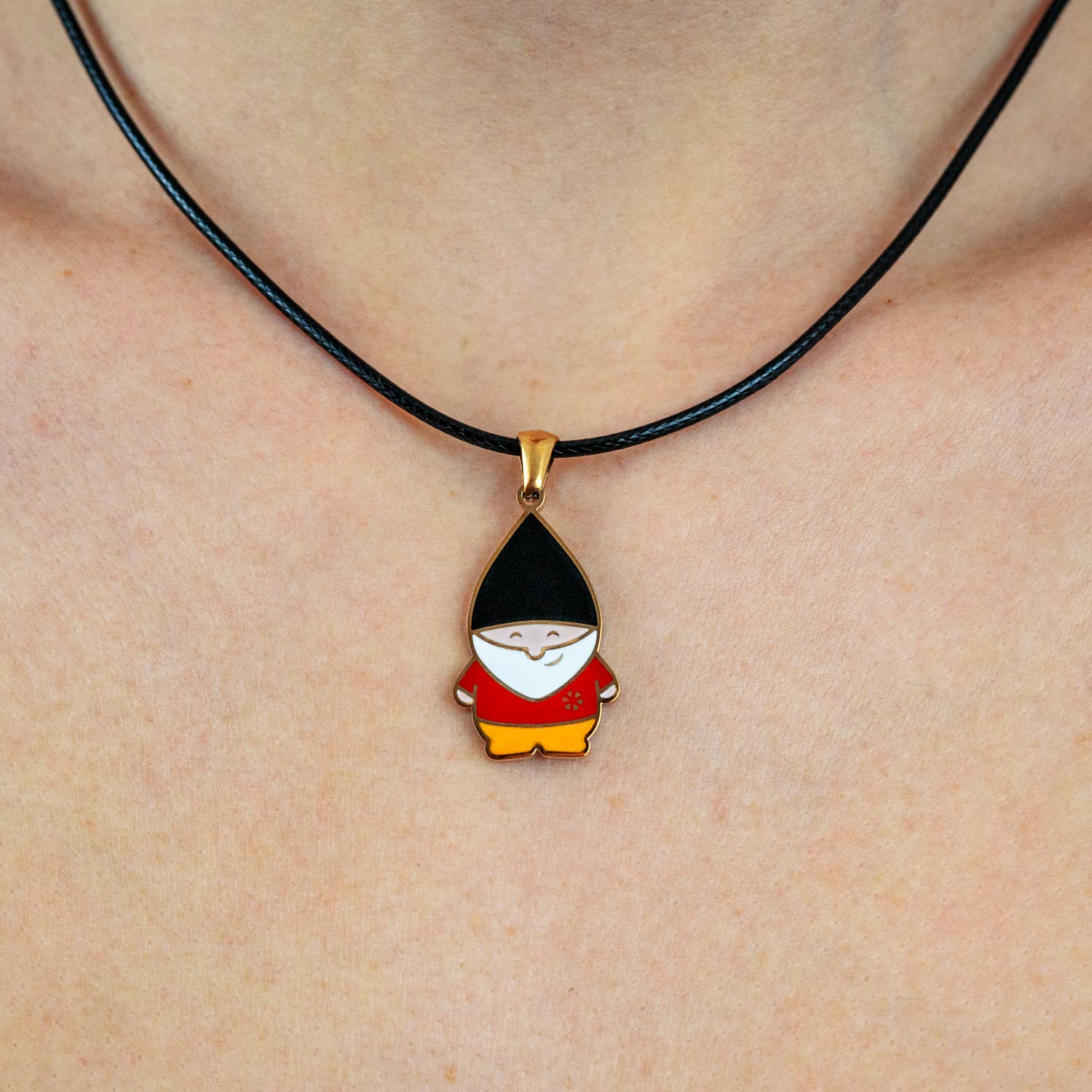 Schmuck Halskette Bundesgartenzwerg Detailansicht