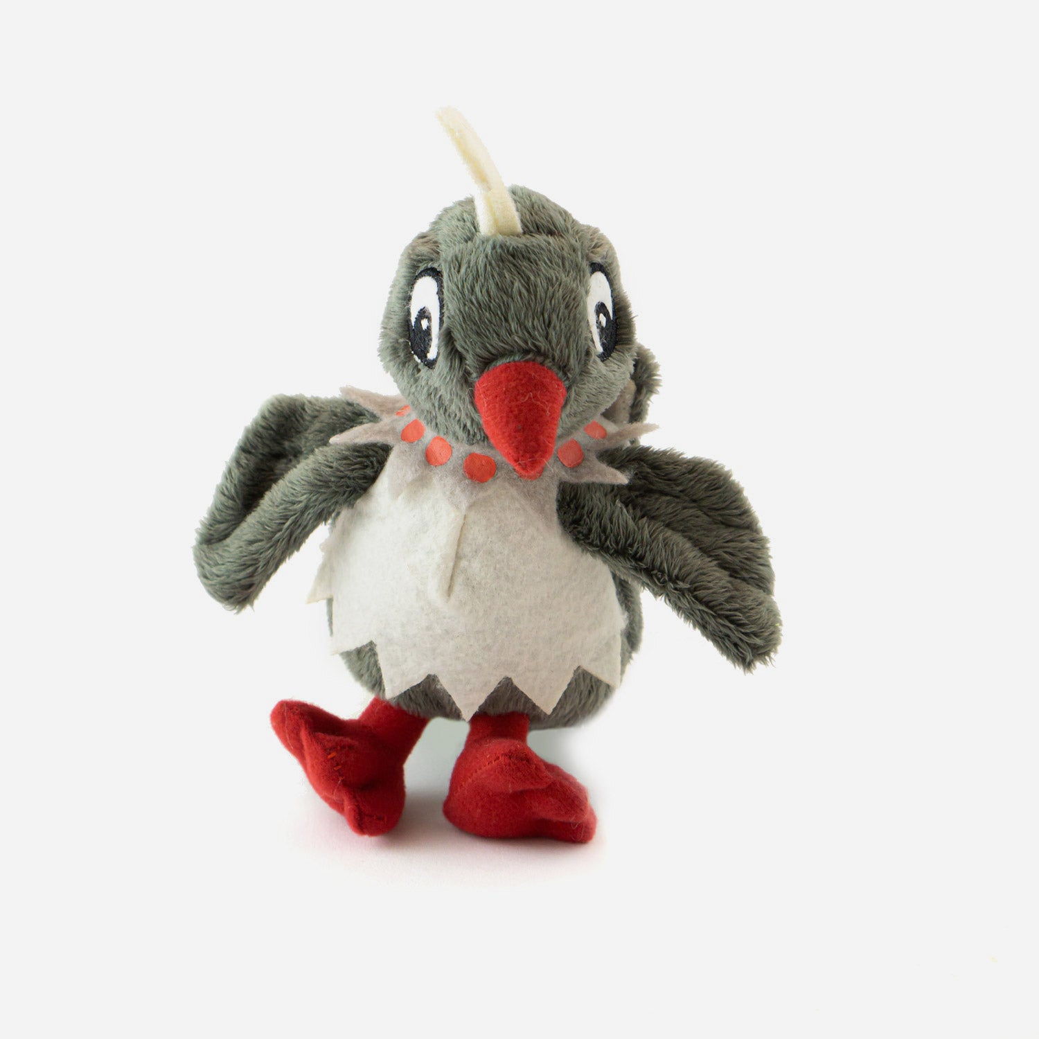 Frontansicht Kuscheltier Frau Elster 15cm aus der Serie "Unser Sandmännchen"