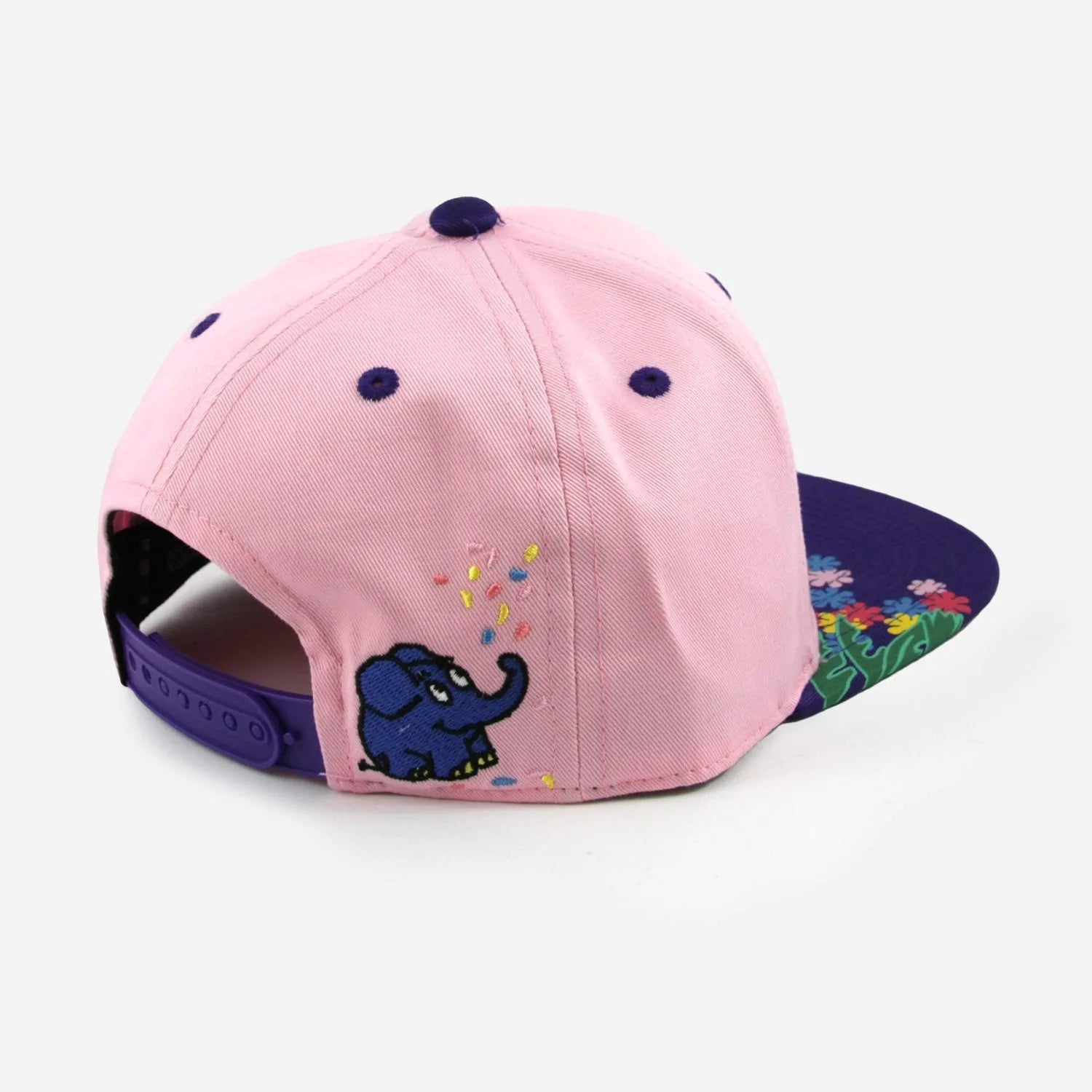 Rückseite Snapback Die Maus Aloha mit Elefant