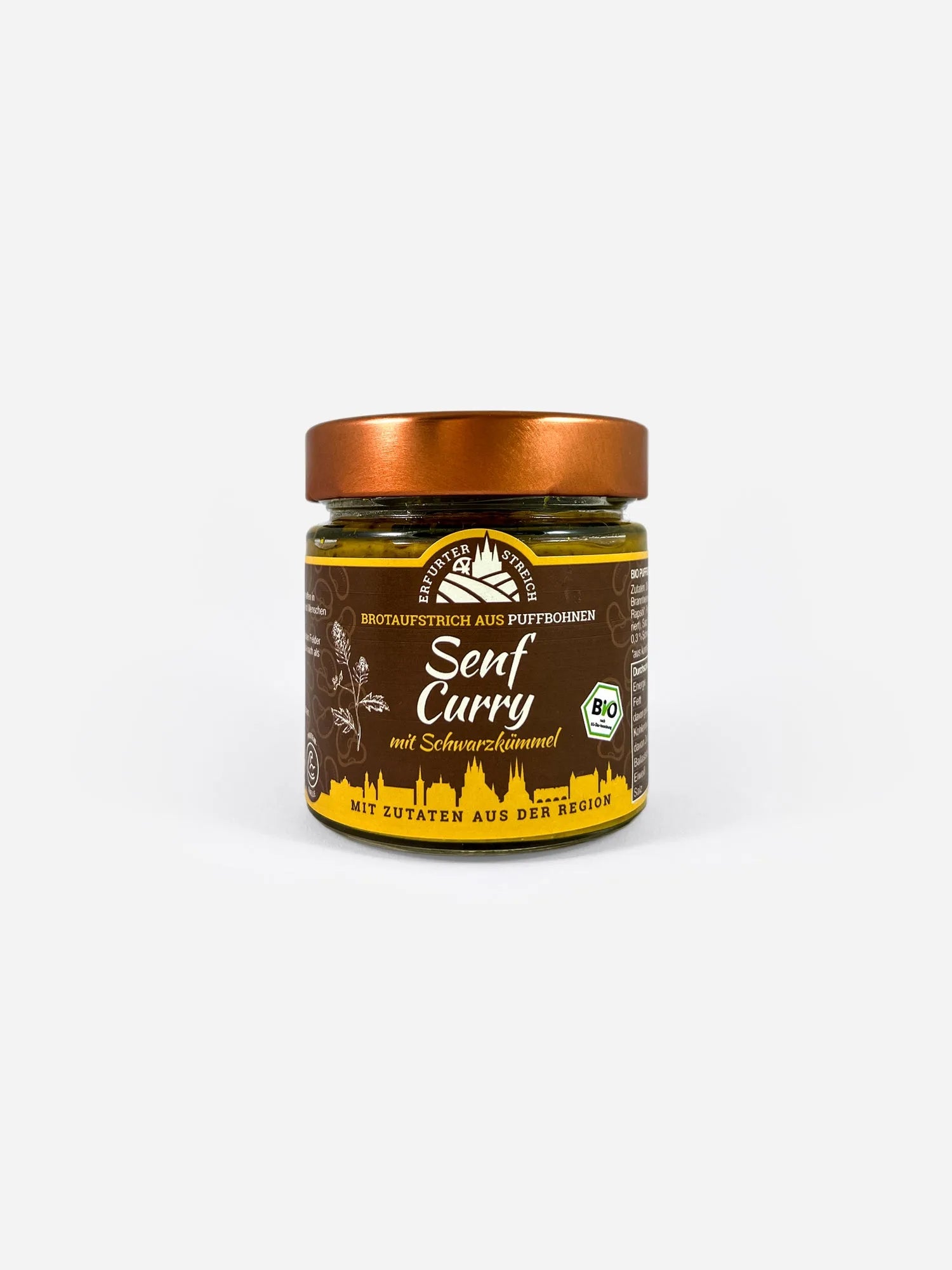 Puffbohnenaufstrich mit Schwarzkümmel Erfurter Streich