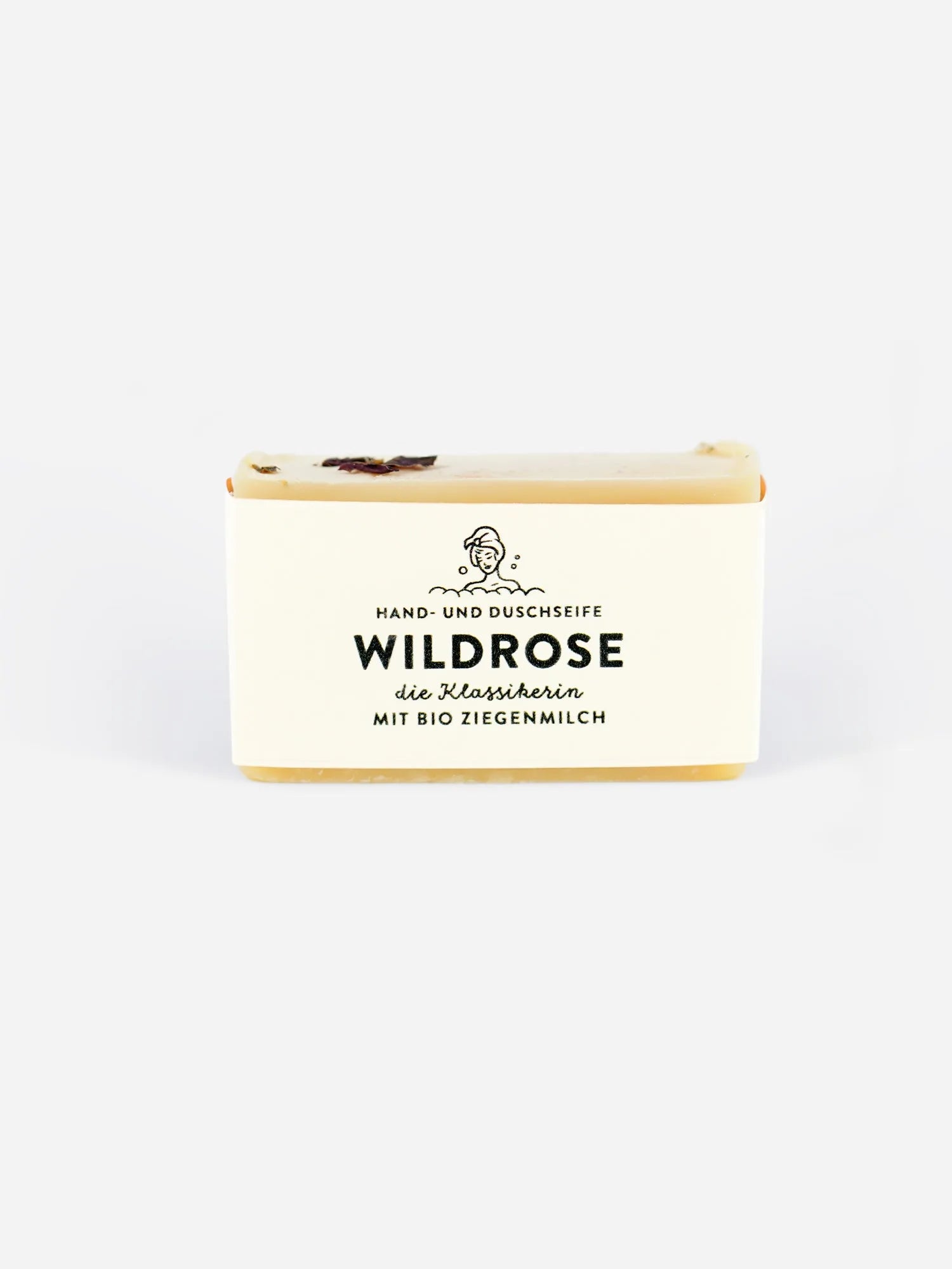 Handgemachte Seife Wildrose 50g mit Bio Ziegenmilch