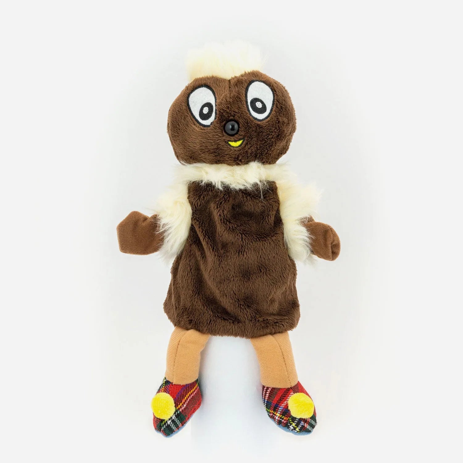 Handpuppe Pittiplatsch aus Plüsch Gesamtansicht