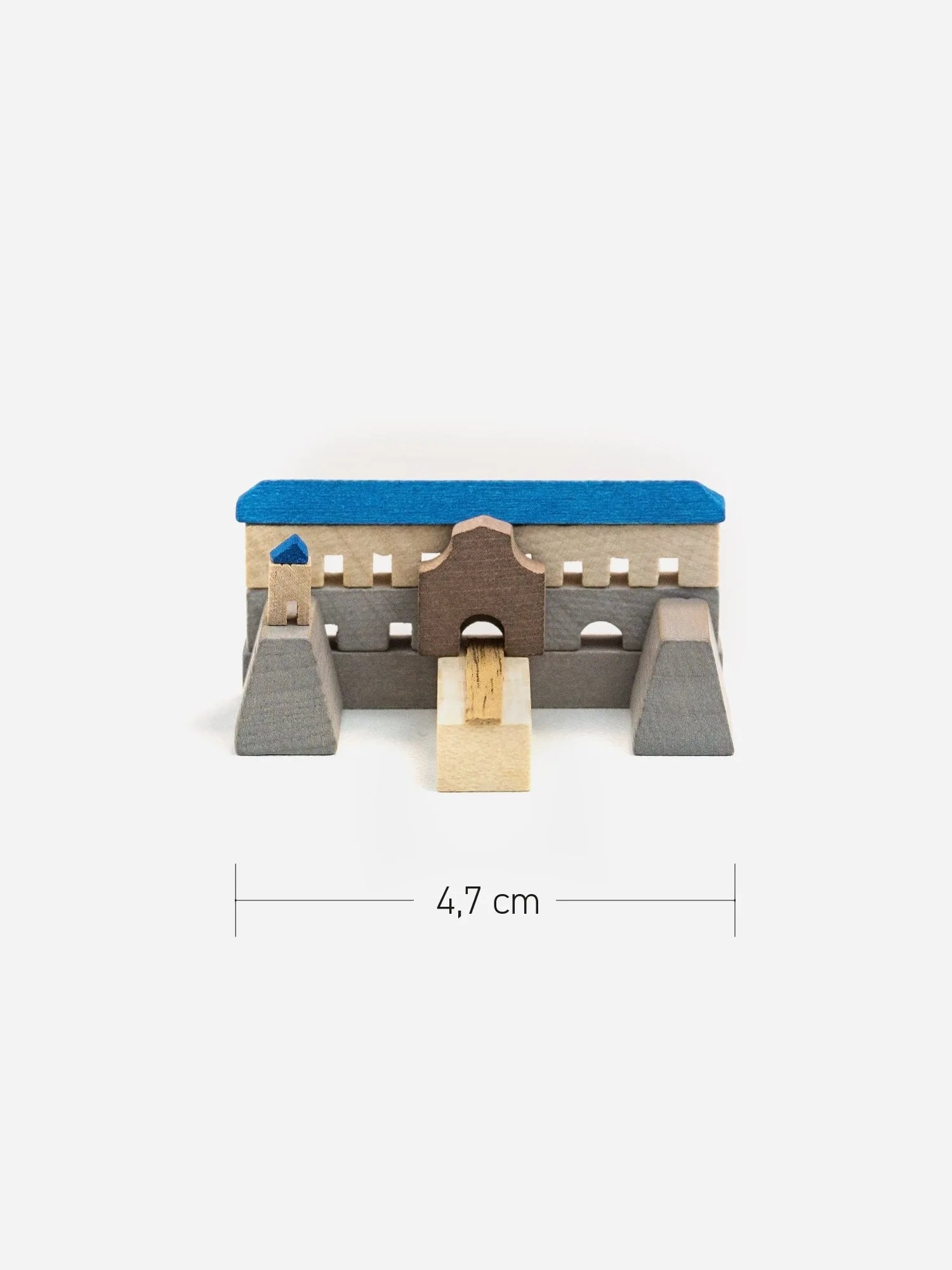 4,7cm langer Holzbausatz Kommandantenhaus Petersberg Erfurt
