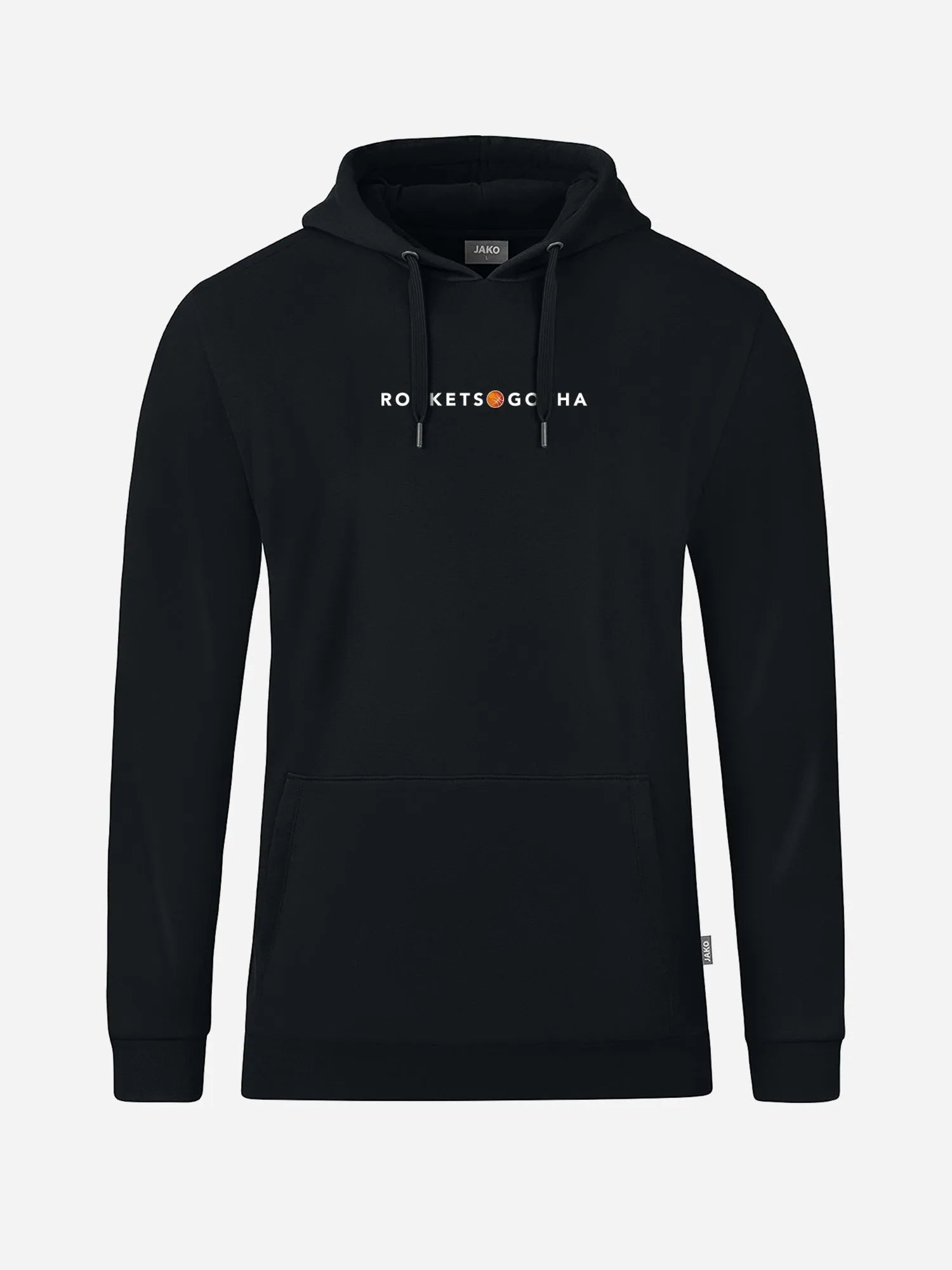 Unisex Hoodie GOTHA in schwarz mit Schriftzug Rockets Gotha