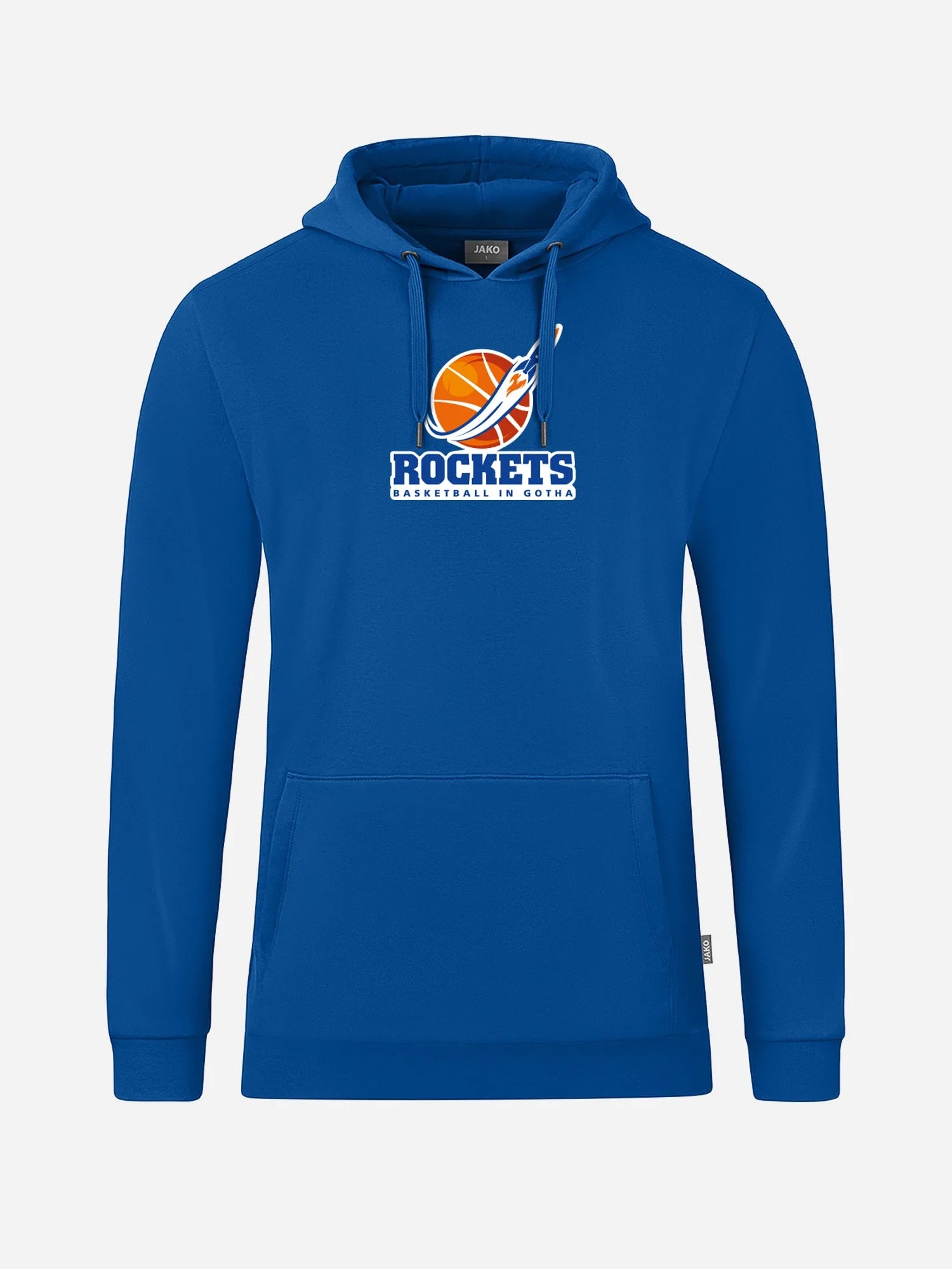 Unisex Hoodie LOGO in royalblau mit Logo Print der Rockets Gotha