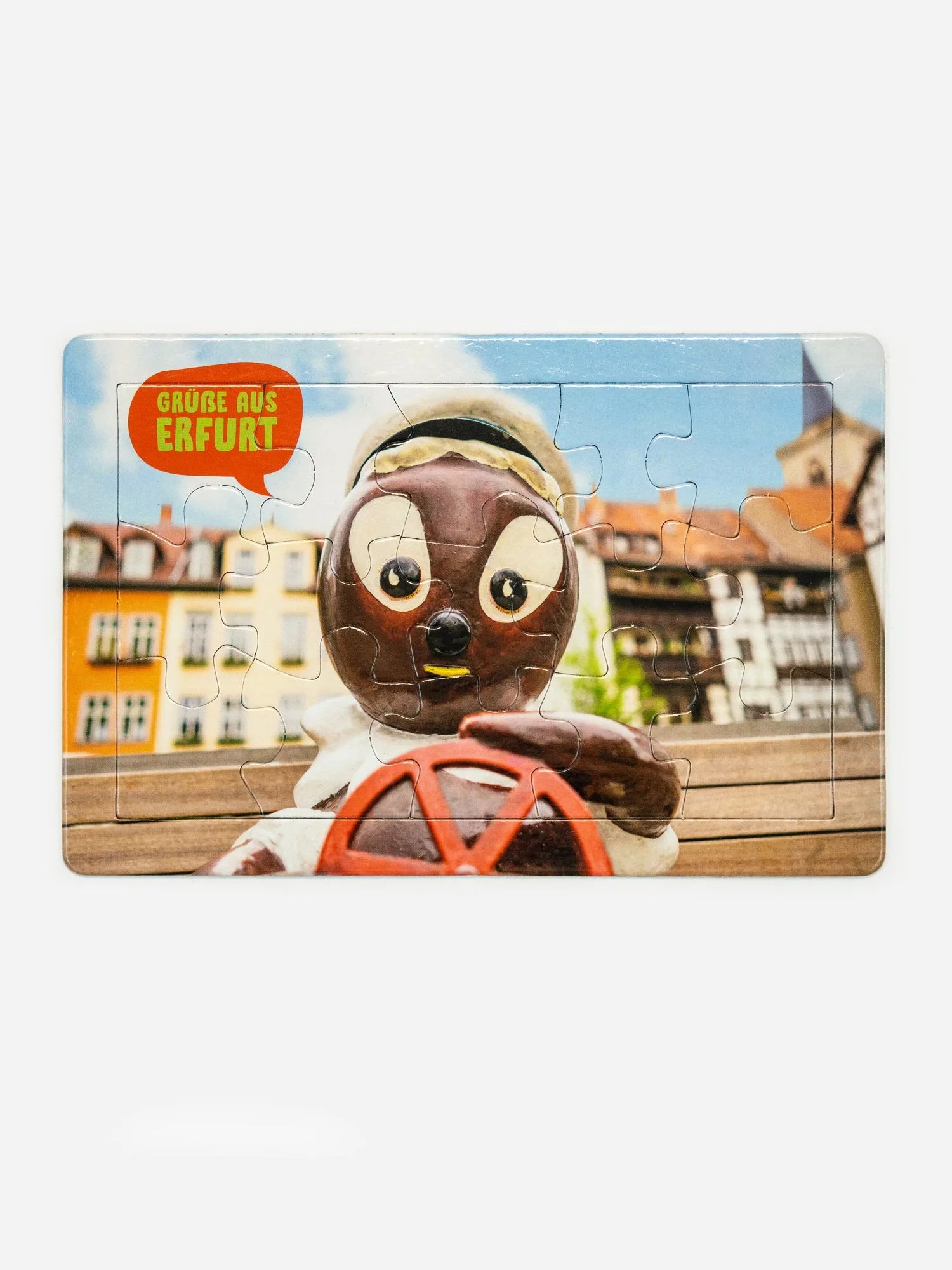 Puzzle Pittiplatsch vor der Krämerbrücke Gesamtansicht