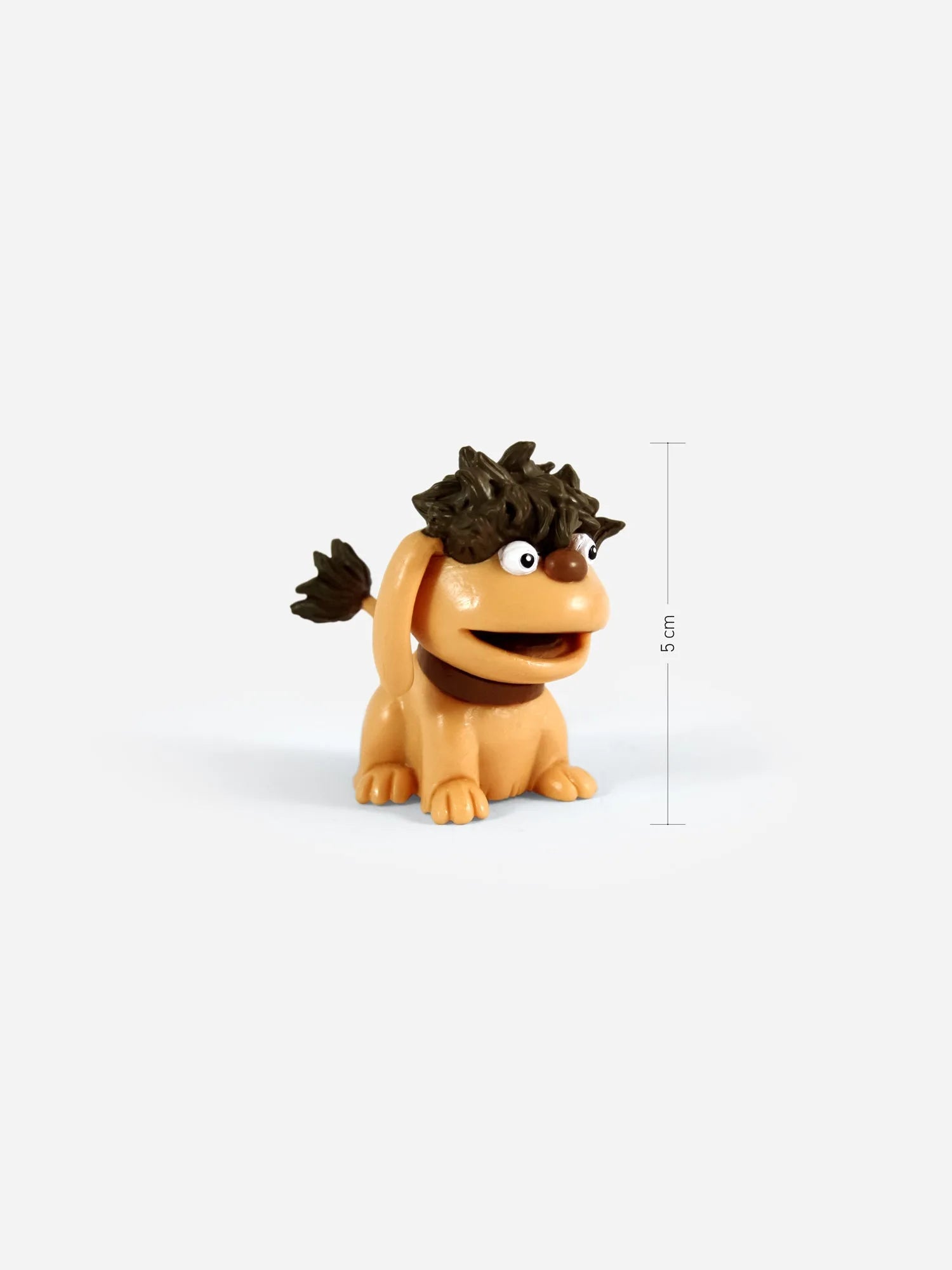 5cm große Spielfigur sitzender Moppi