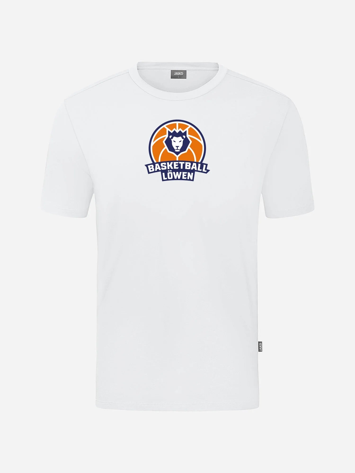 Erfurter Basketball Löwen T-Shirt Logo weiß Frontansicht