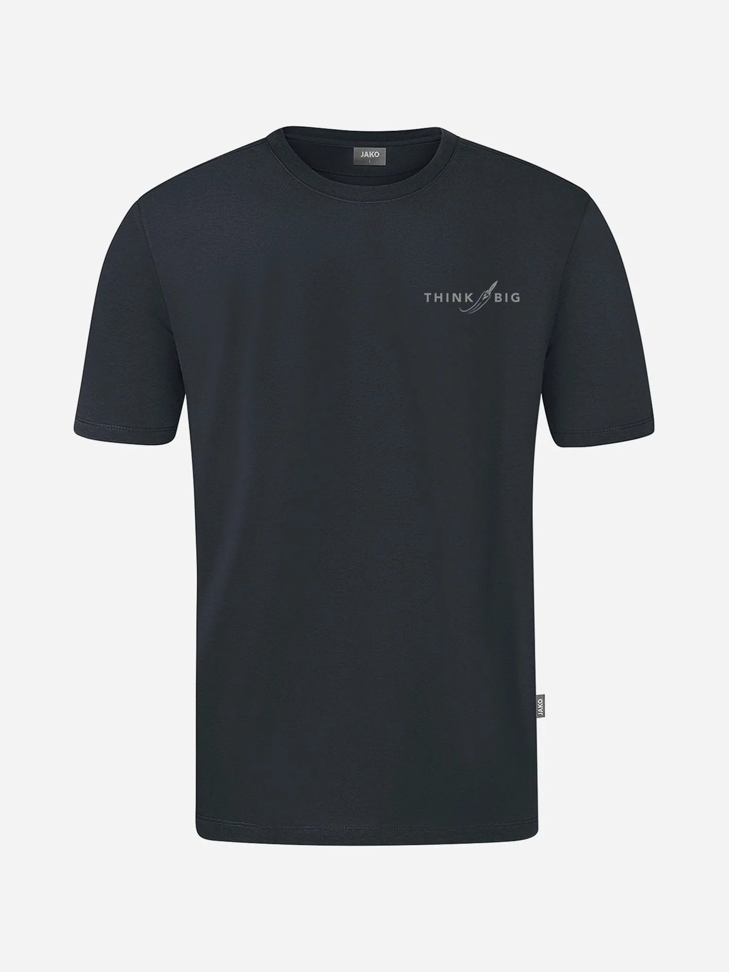 T-Shirt Männer BIG CHEST in anthrazit mit Schriftzug Think Big