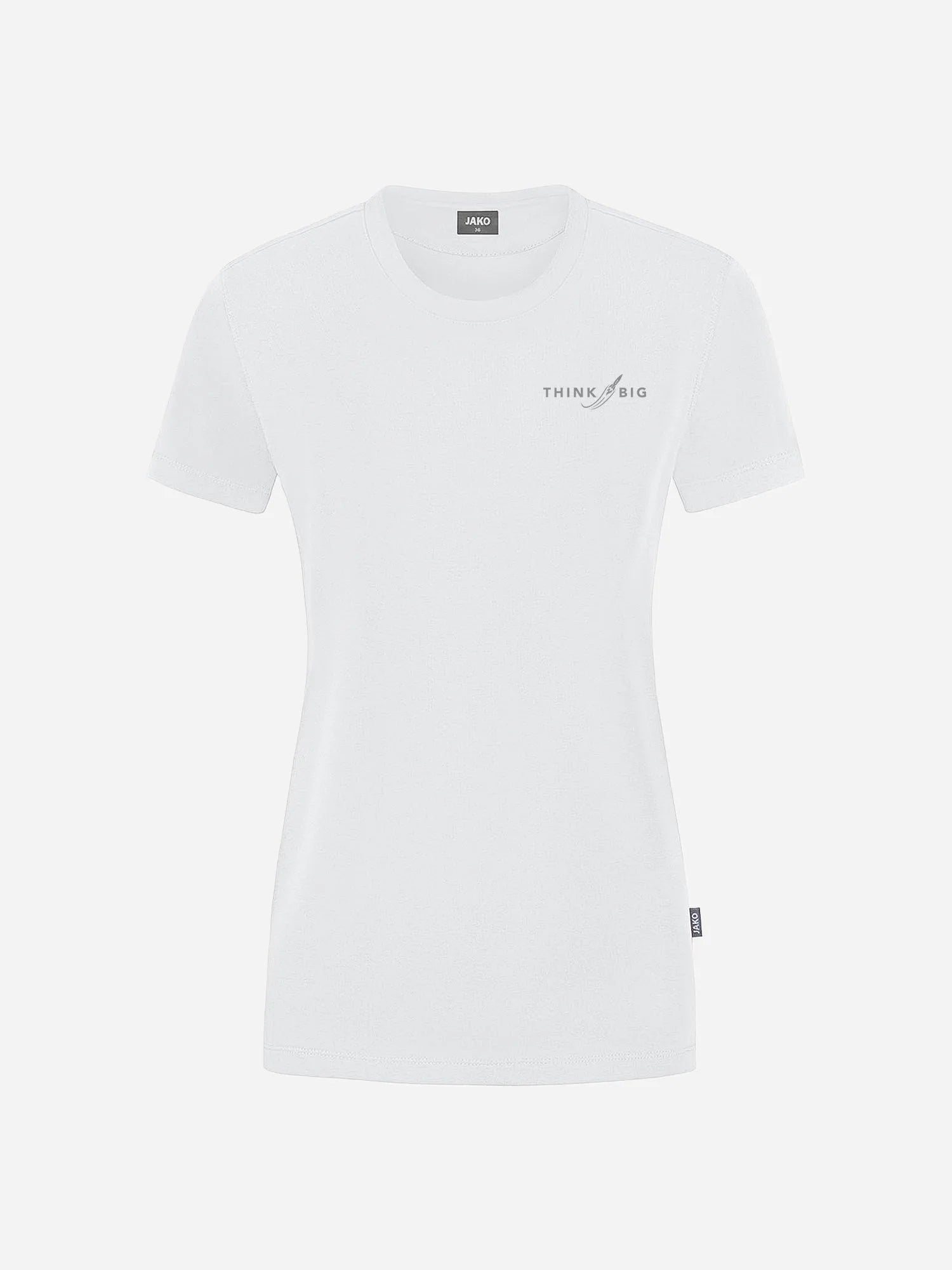 T-Shirt Damen BIG CHEST mit Schriftzug Think Big der Gotha Rockets in weiß