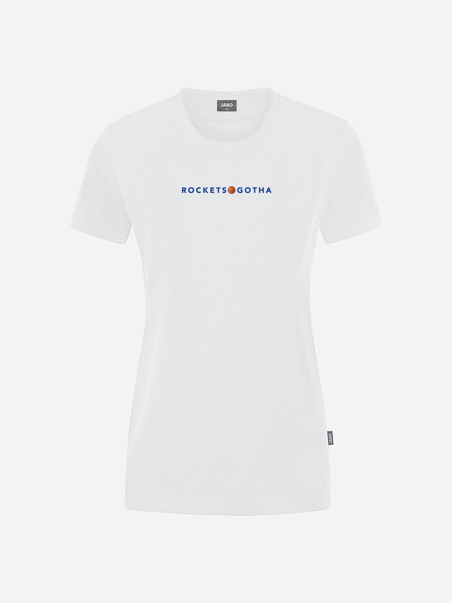 Weißes T-Shirt GOTHA für Damen mit dem Schriftzug Rockets Gotha
