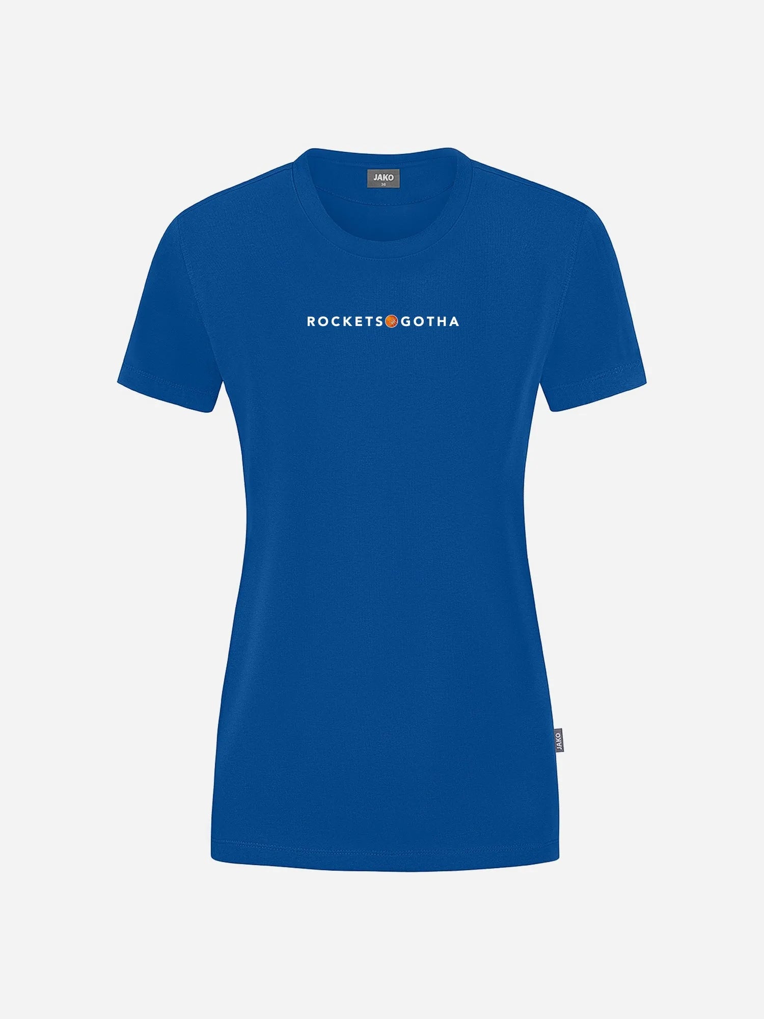 Damen T-Shirt GOTHA in royalblau mit dem Schriftzug Rockets Gotha