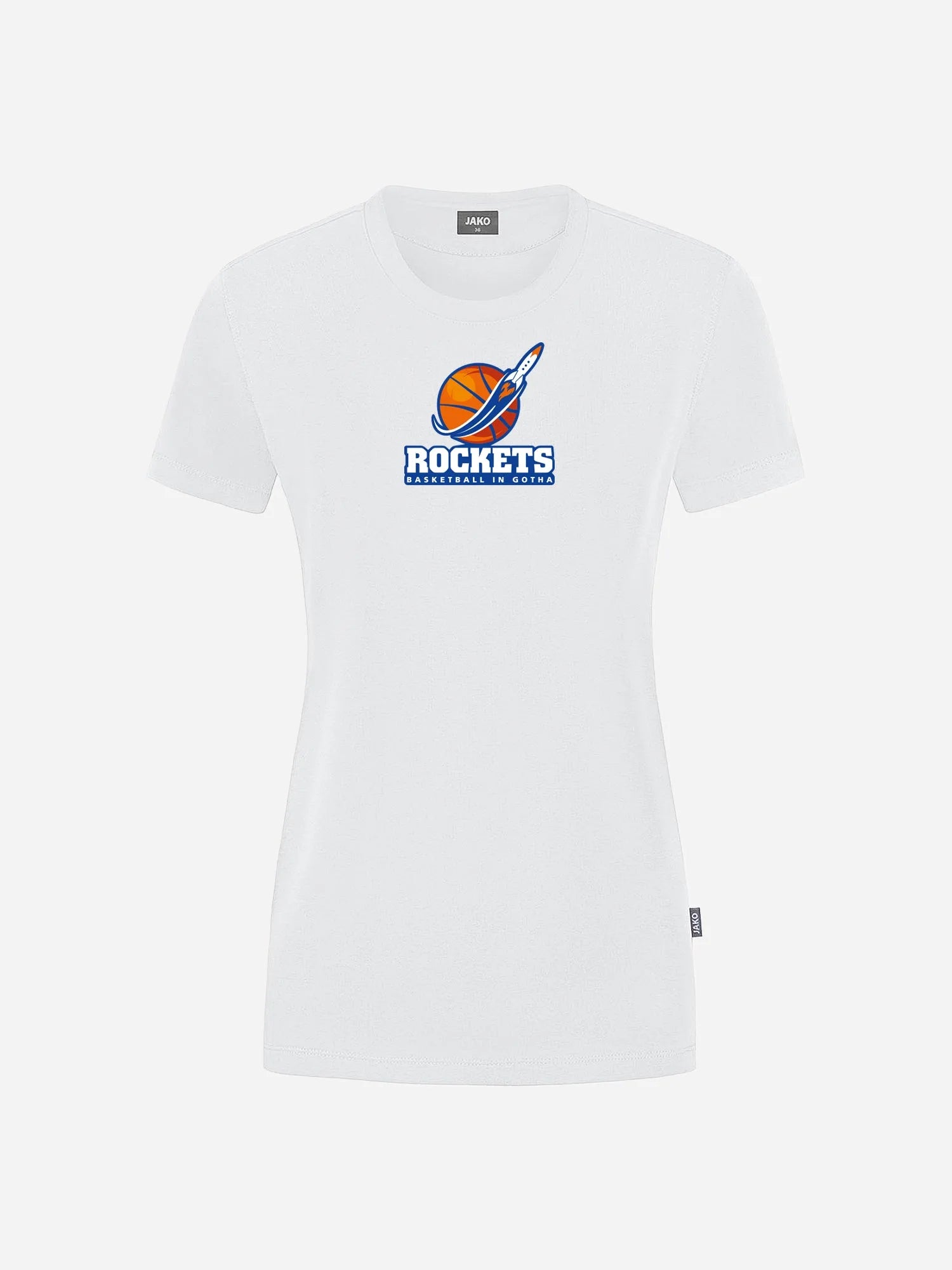 Weißes T-Shirt LOGO Damen mit farbigem Logo
