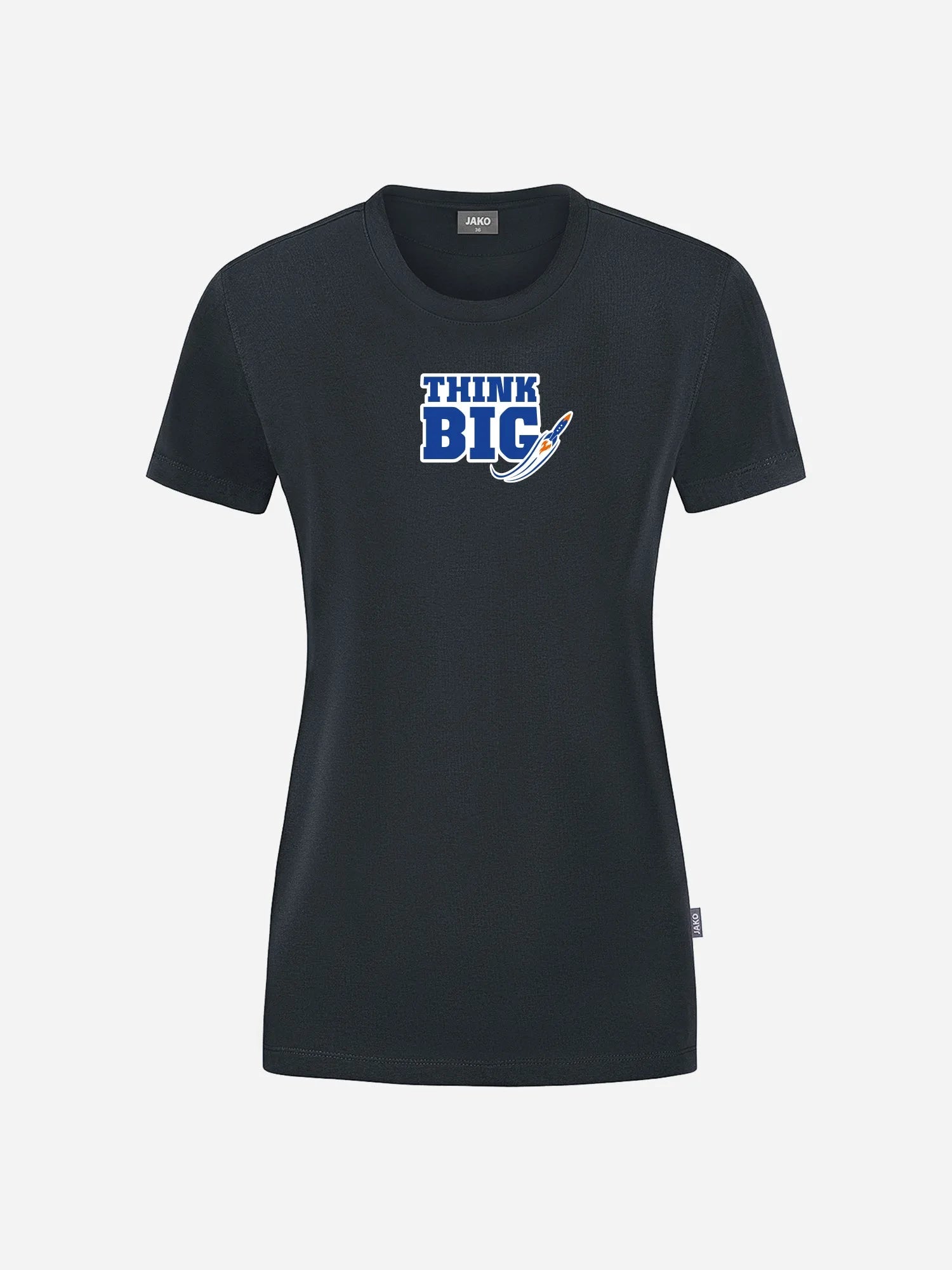 Damen T-Shirt THINK BIG der Gotha Rockets in anthrazit