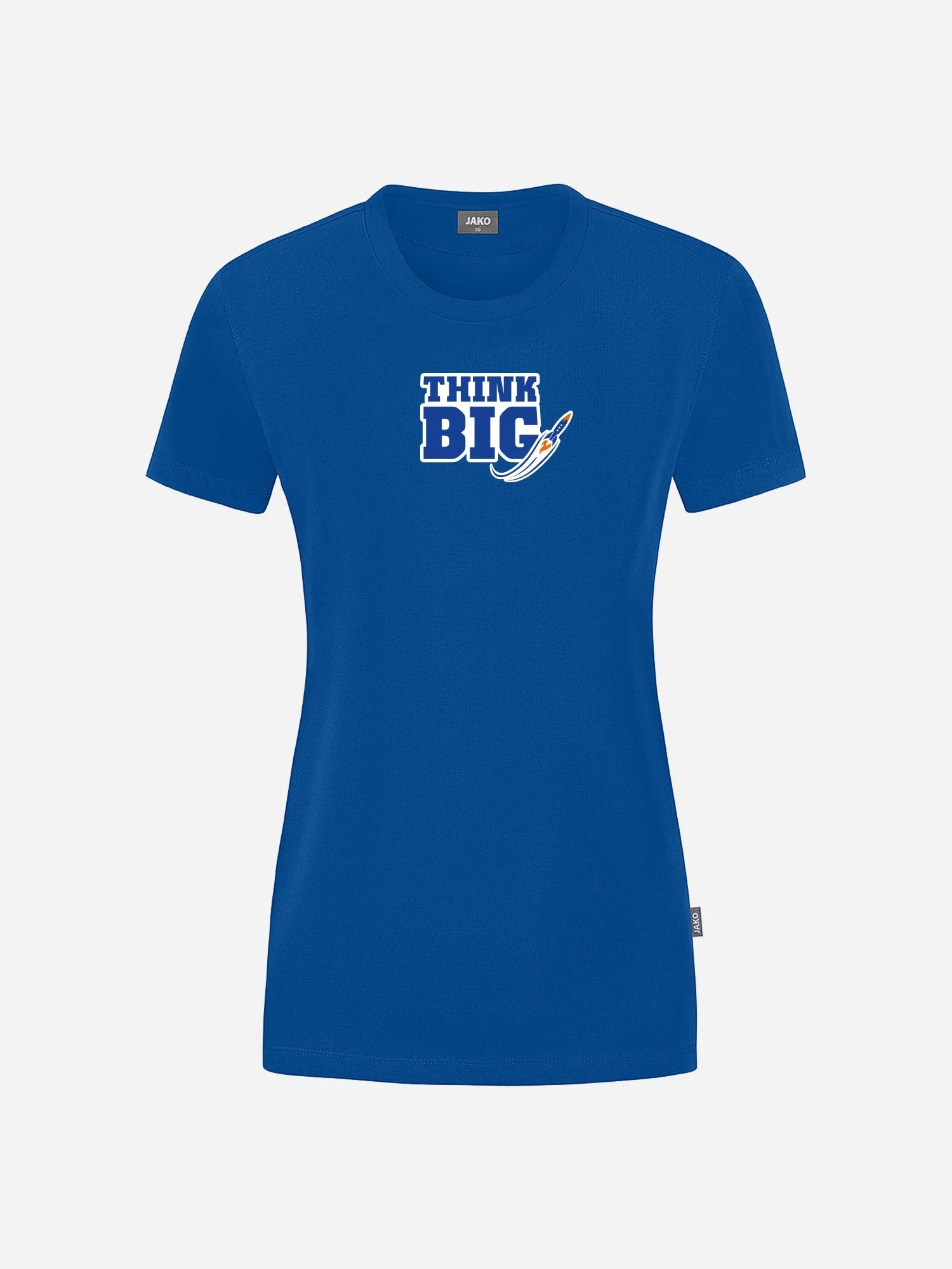 Royalblaues Damen T-Shirt THINK BIG der Gotha Rockets