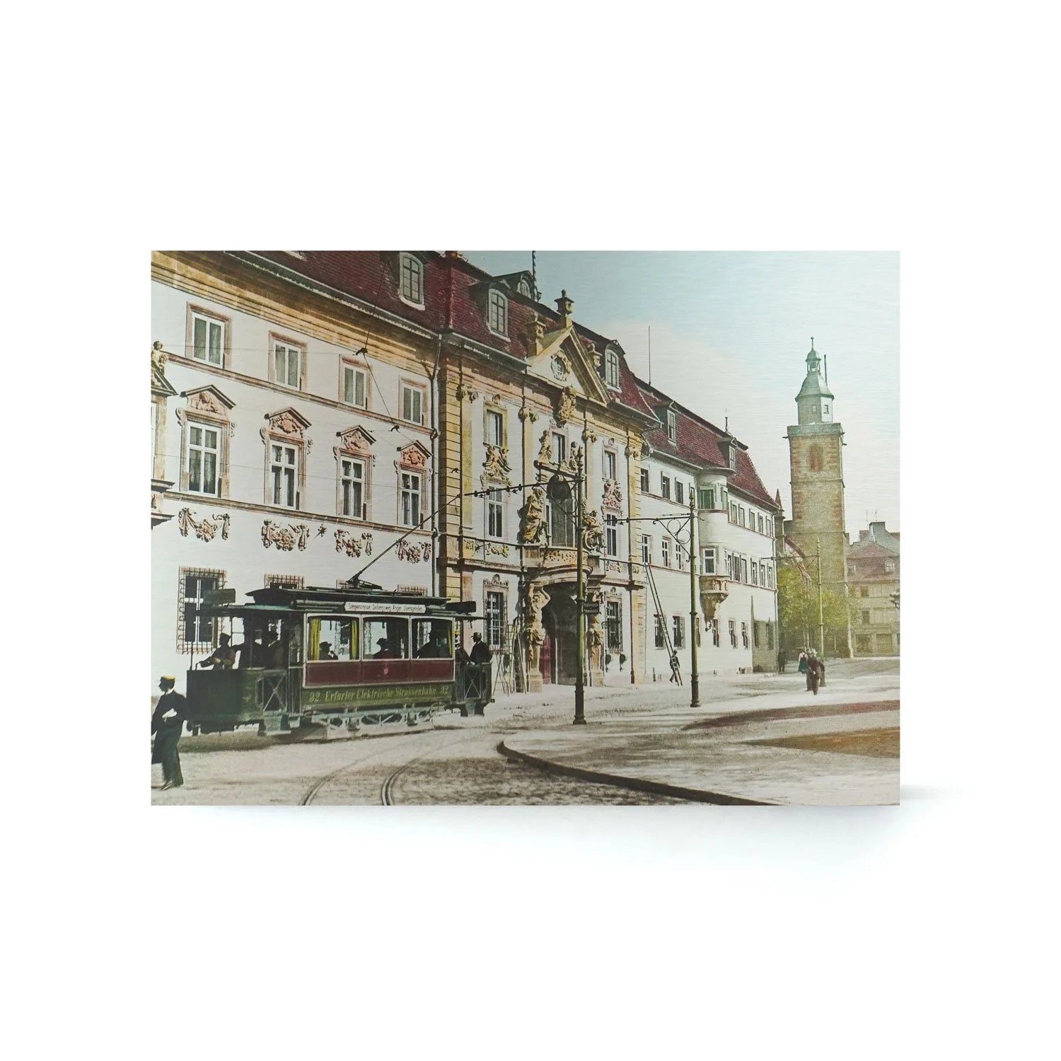 Historisches Wandbild Staatskanzlei Erfurt 30cm x 40cm