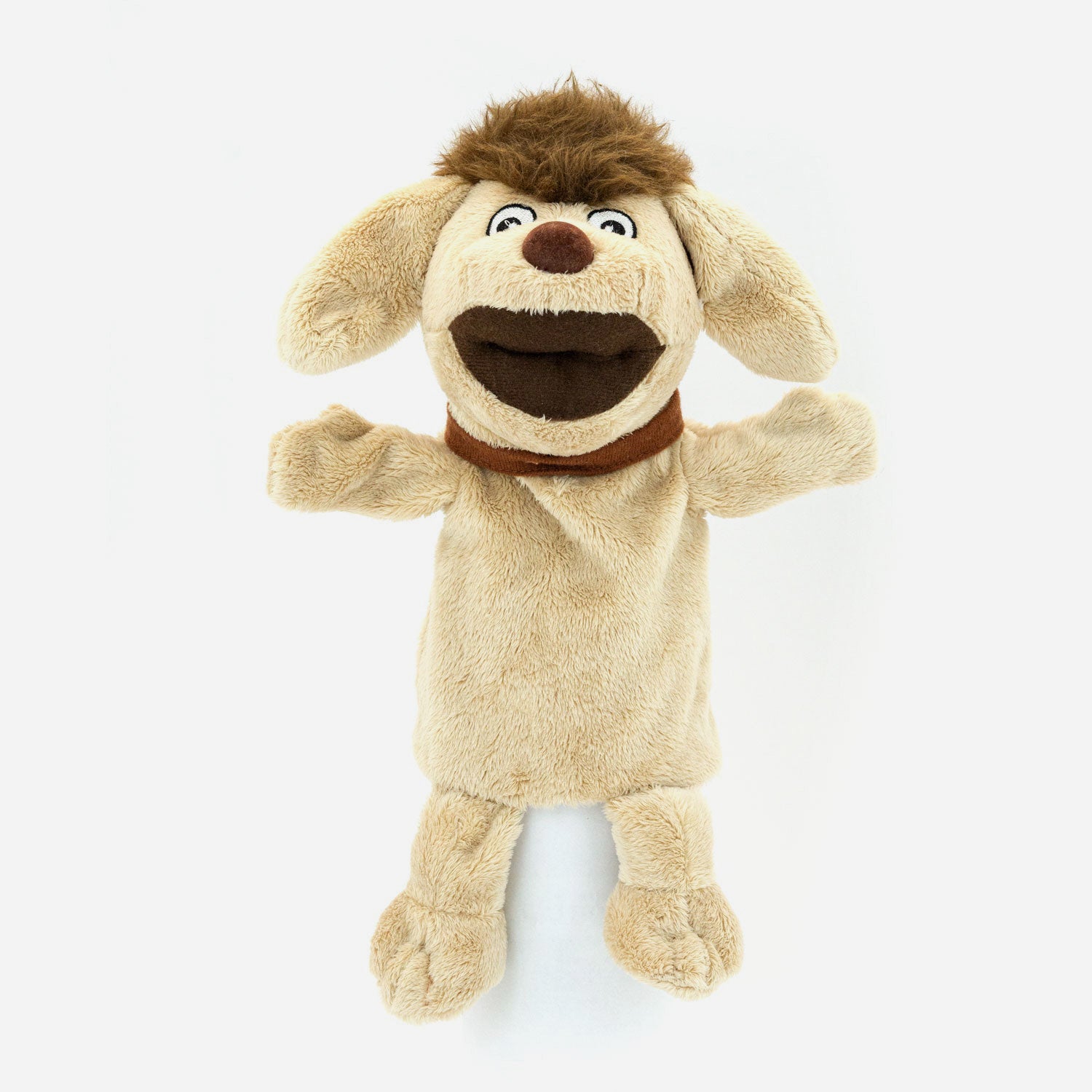 Handpuppe Moppi aus Plüsch Gesamtansicht