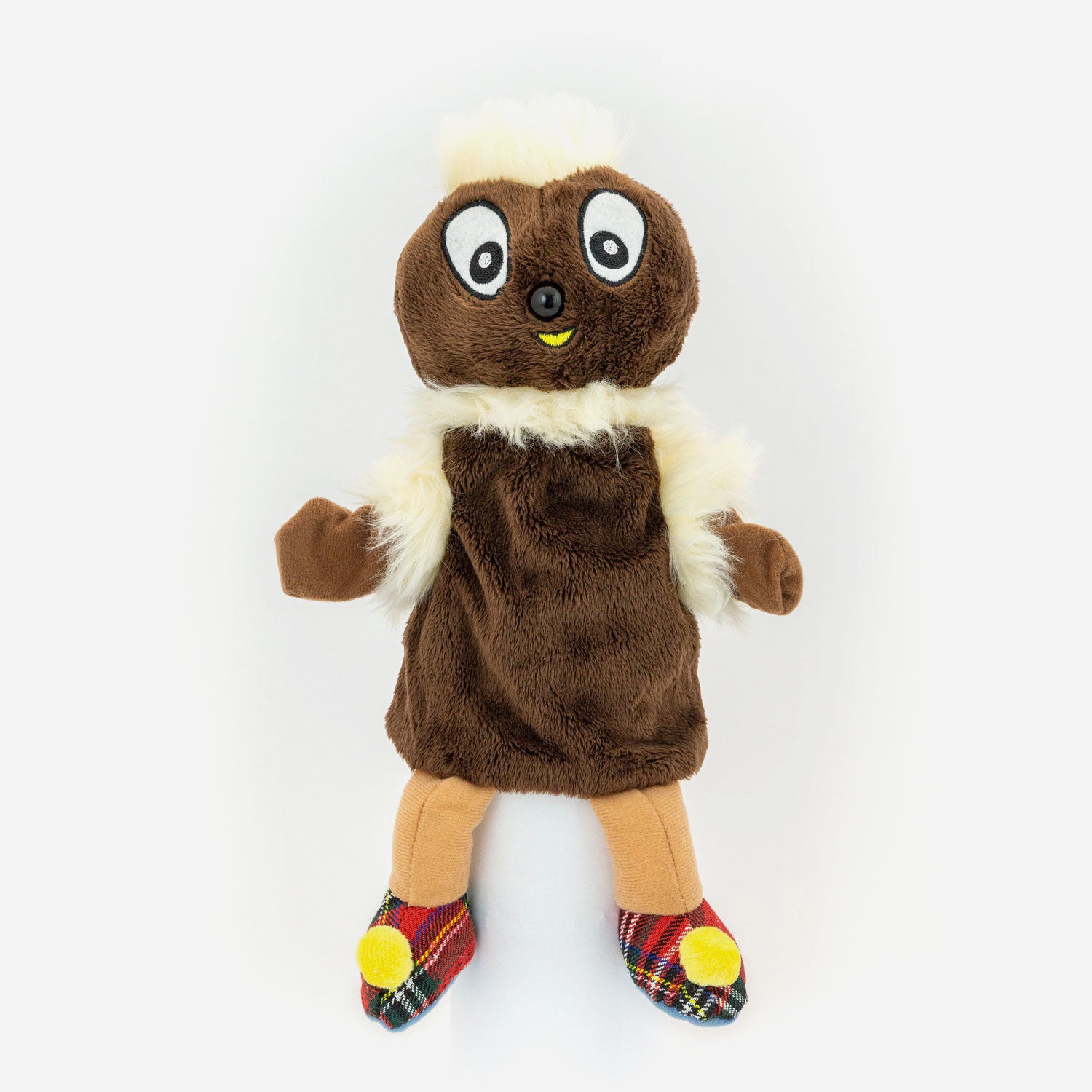 Handpuppe Pittiplatsch aus Plüsch Gesamtansicht