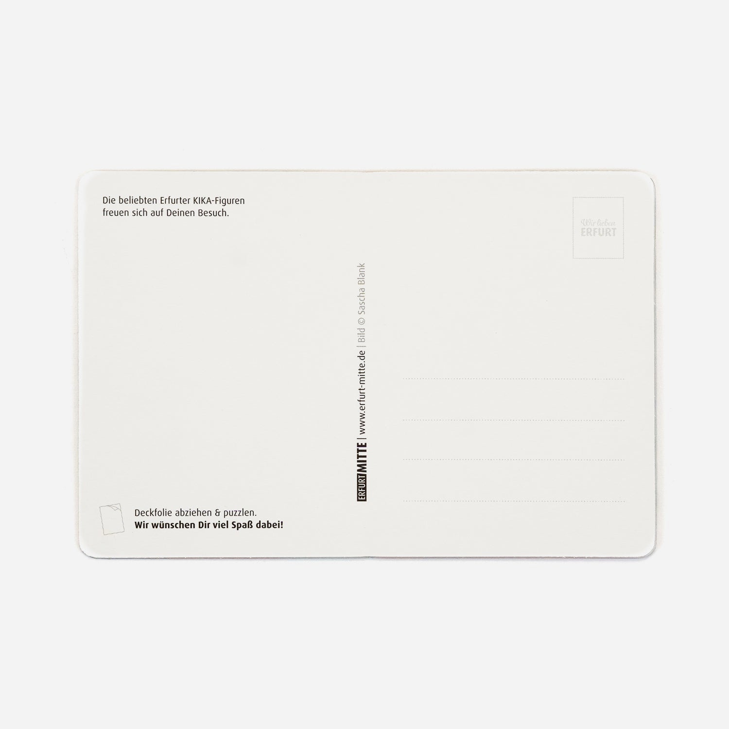 Postkarte Bernd das Brot Puzzle Post